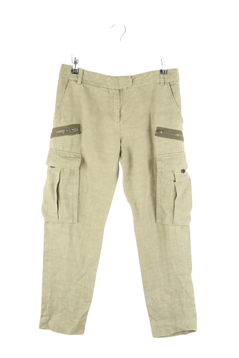 Linen pants JOSEPH - Seconde Main Khaki