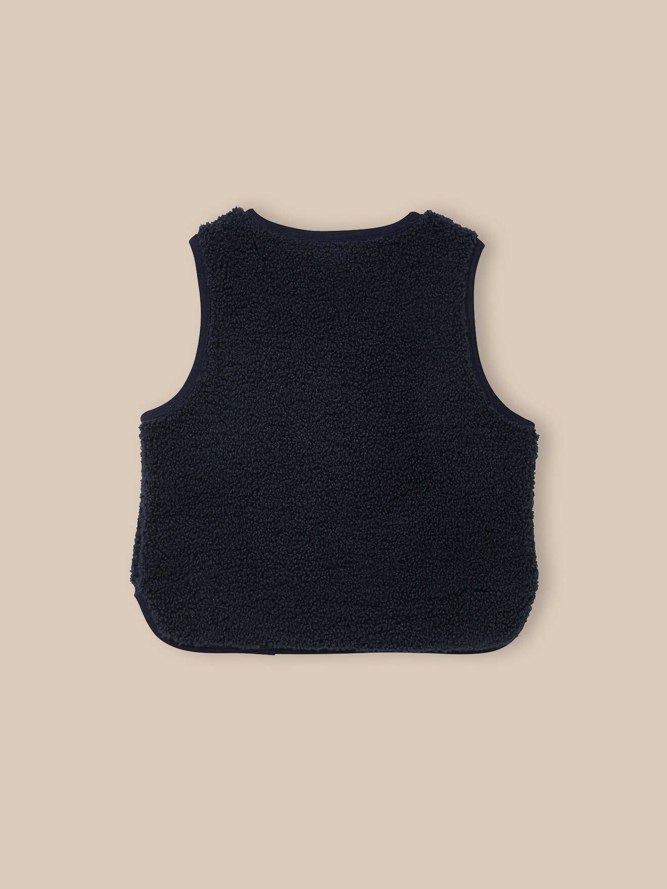 Sleeveless sherpa jacket CYRILLUS Blue