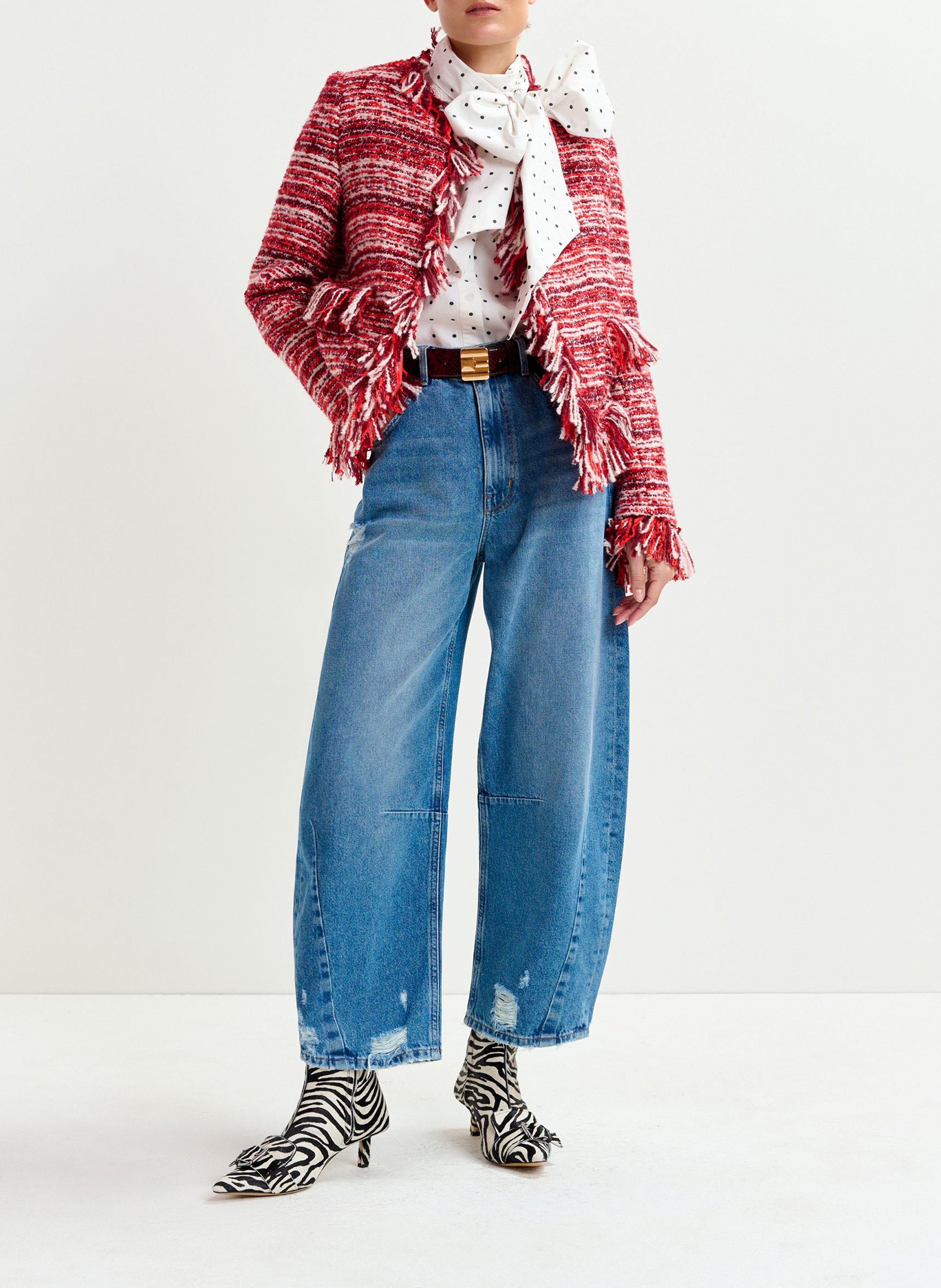 Veste col rond  ESSENTIEL ANTWERP Rouge