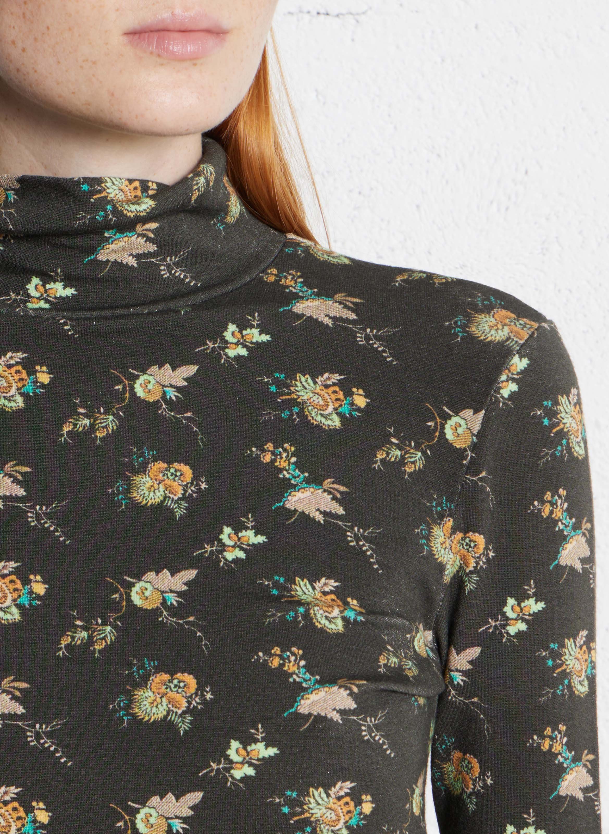 Tee-shirt ajusté en laine mélangée ANTIK BATIK Multicolore