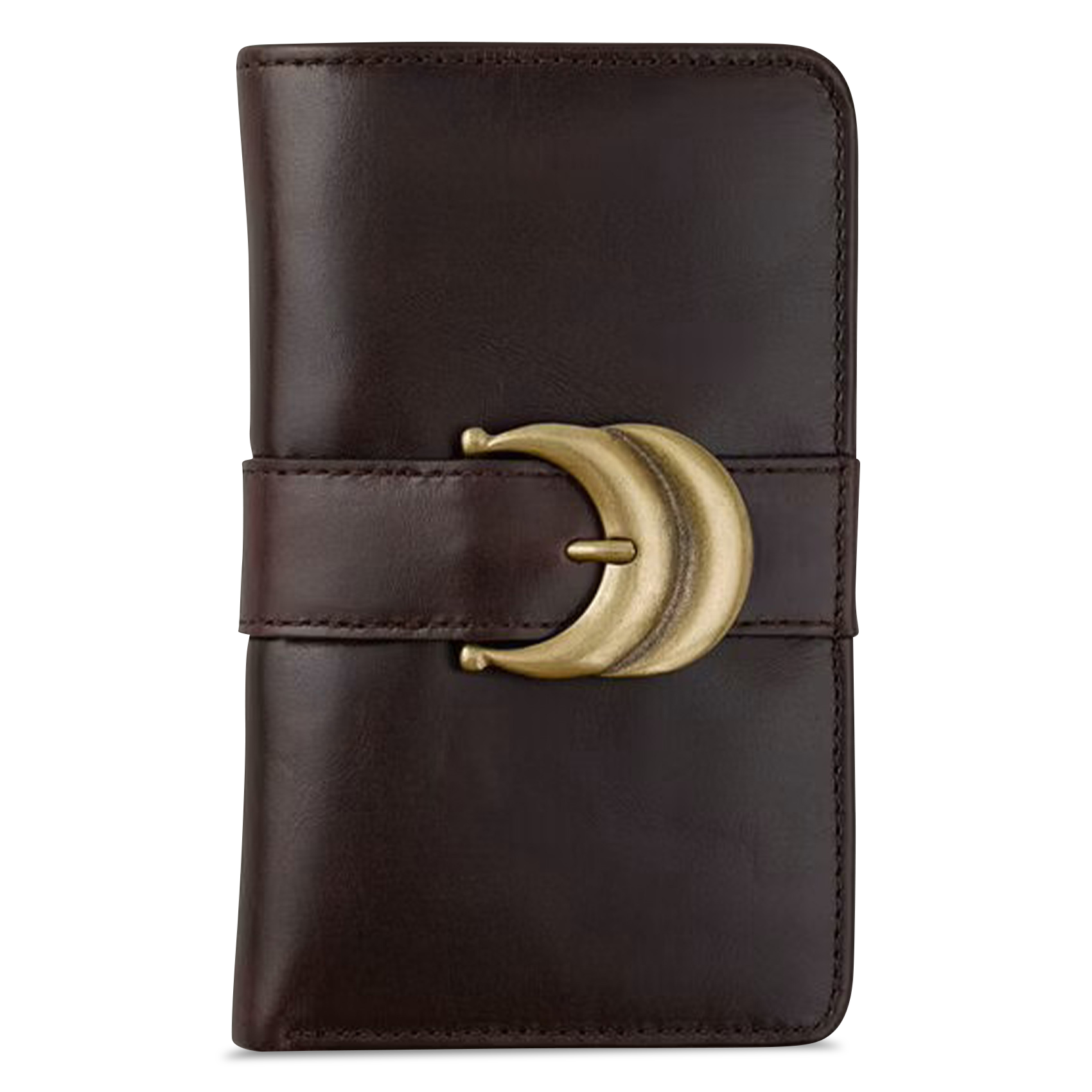 Portefeuille en cuir BA&SH Marron