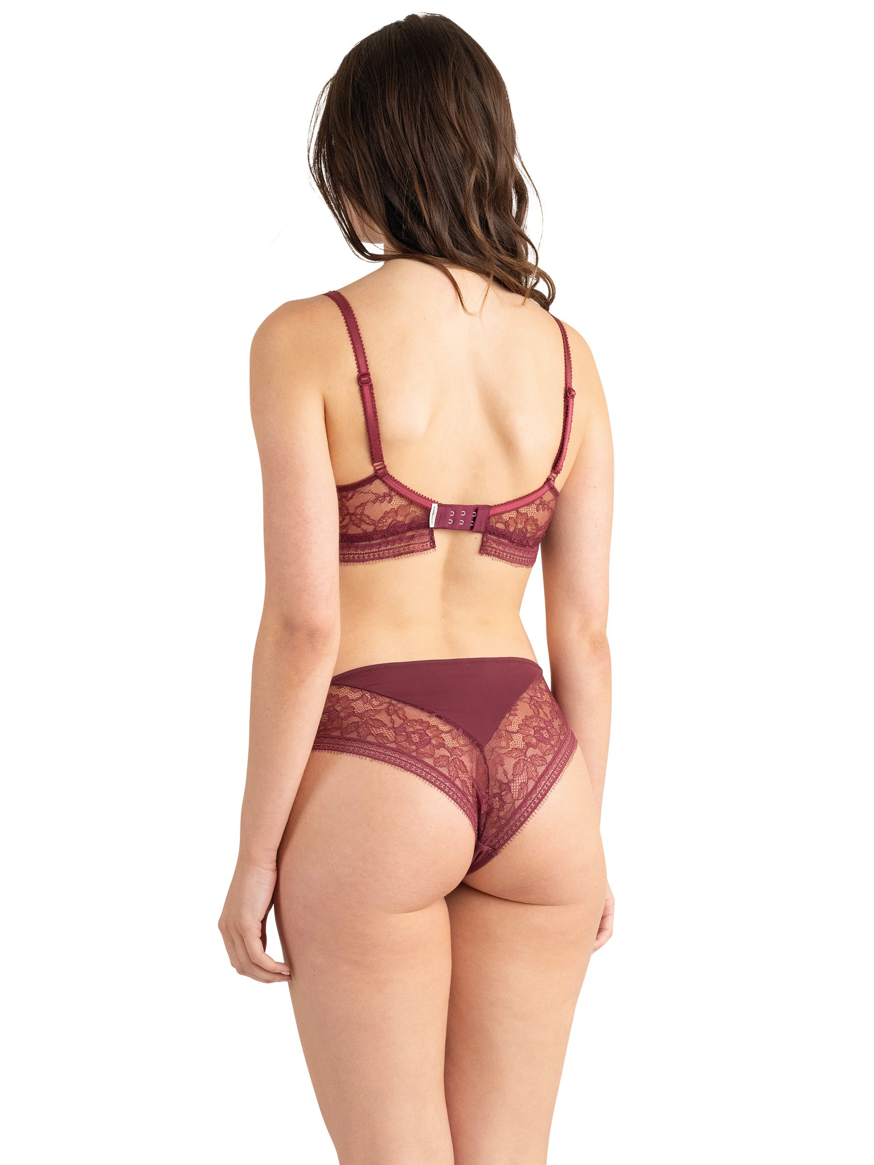 A Fleur De Toi demi-cup bra PASSIONATA Red