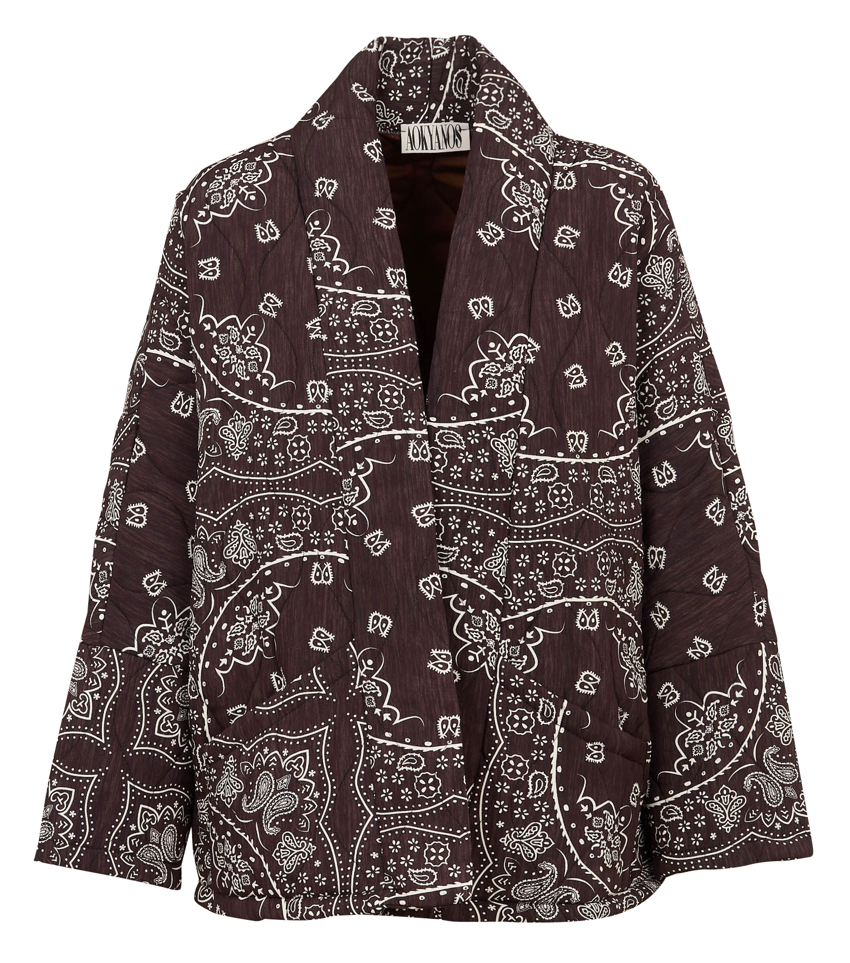 Schalkragenjacke AOKYANOS Braun