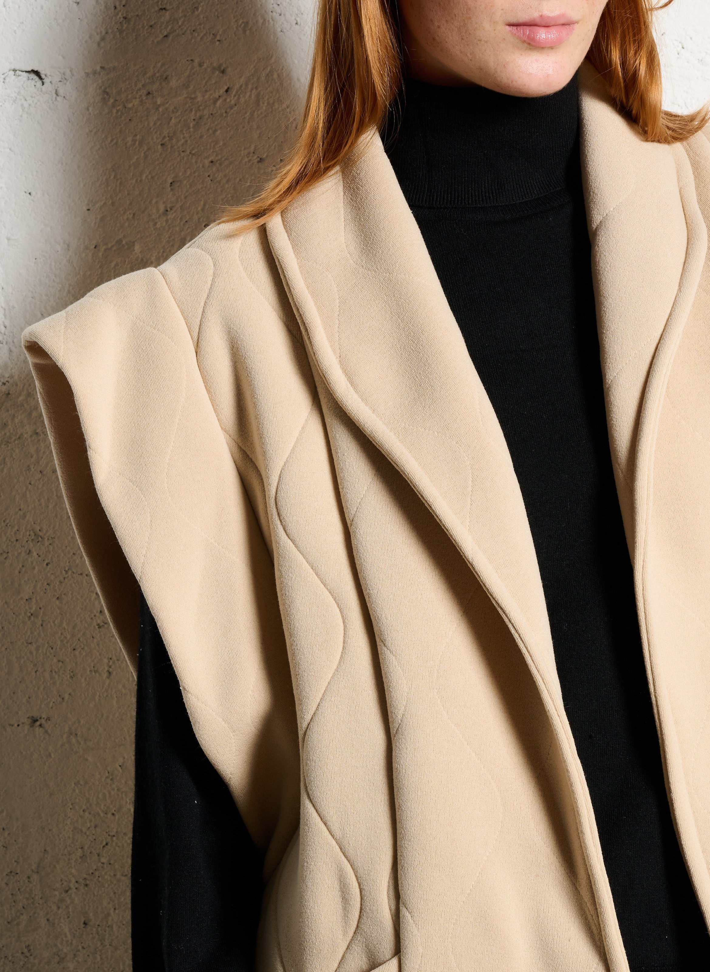 Gerade geschnittener Blazer AOKYANOS Beige