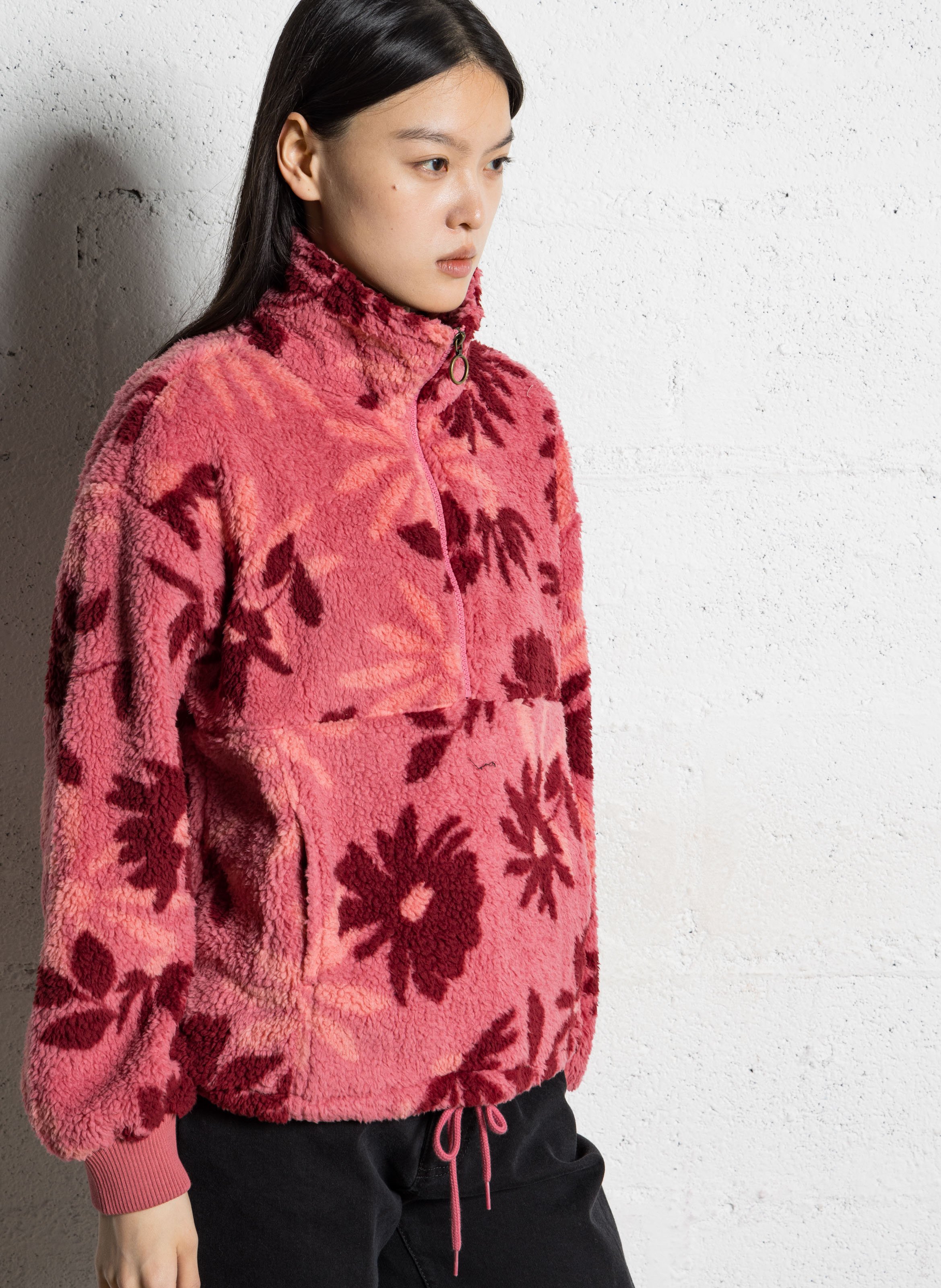 Sweat oversize col montant à imprimé BILLABONG