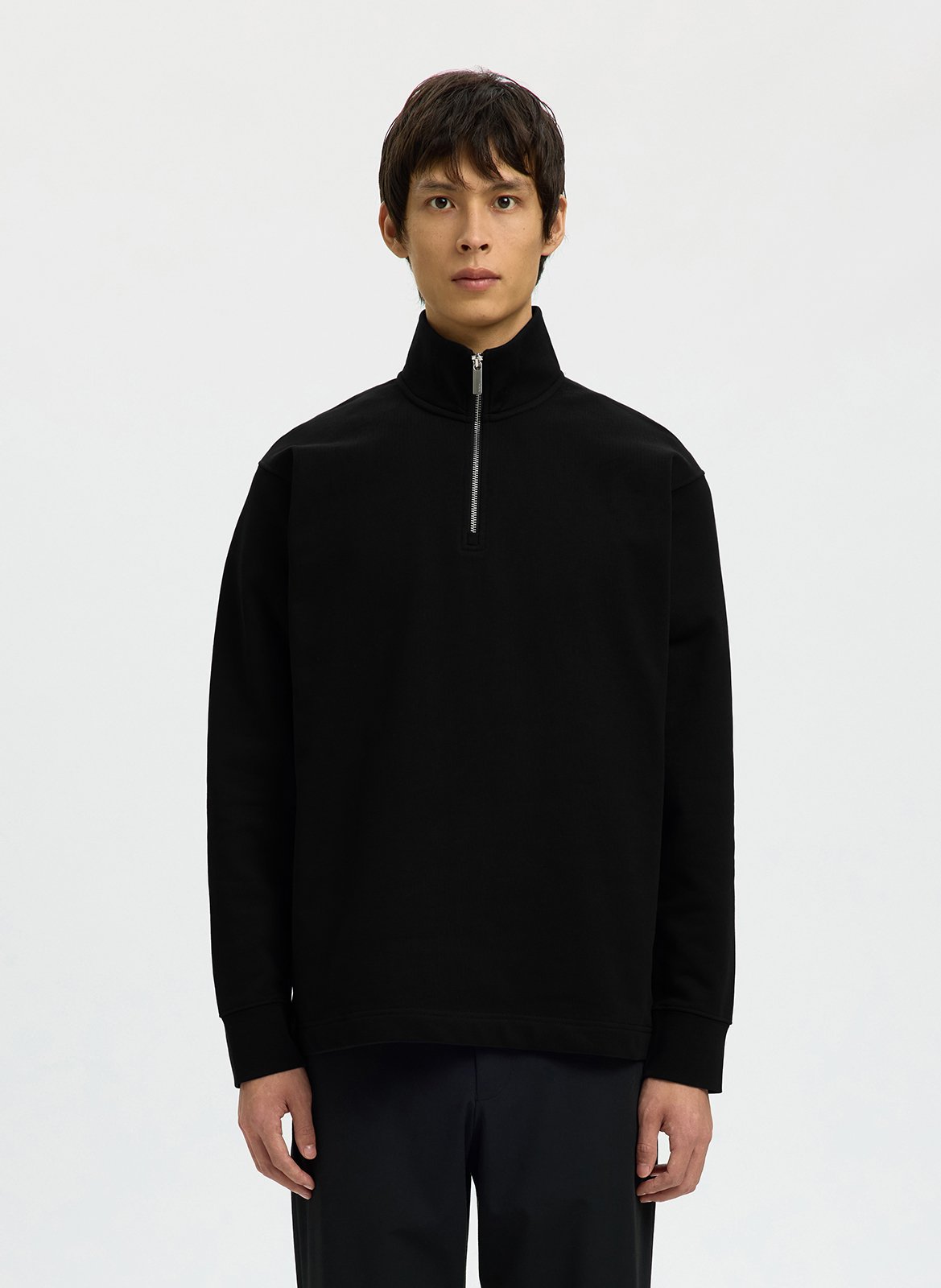 Regular-fit polo shirt SELECTED Black