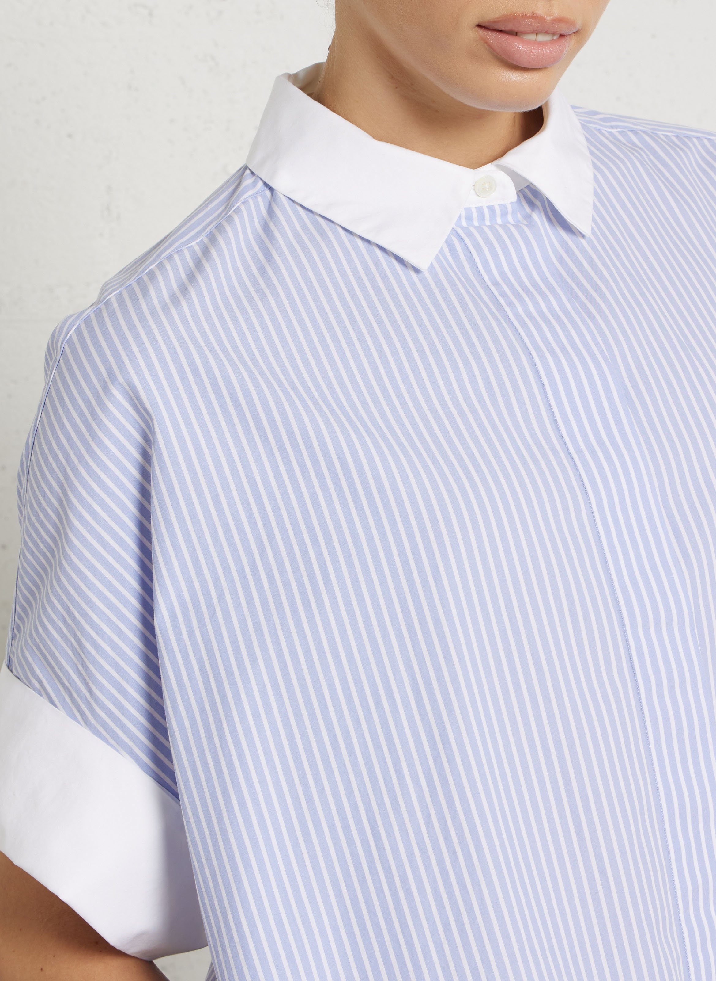 Katoenen overhemdjurk BELLEROSE Violet