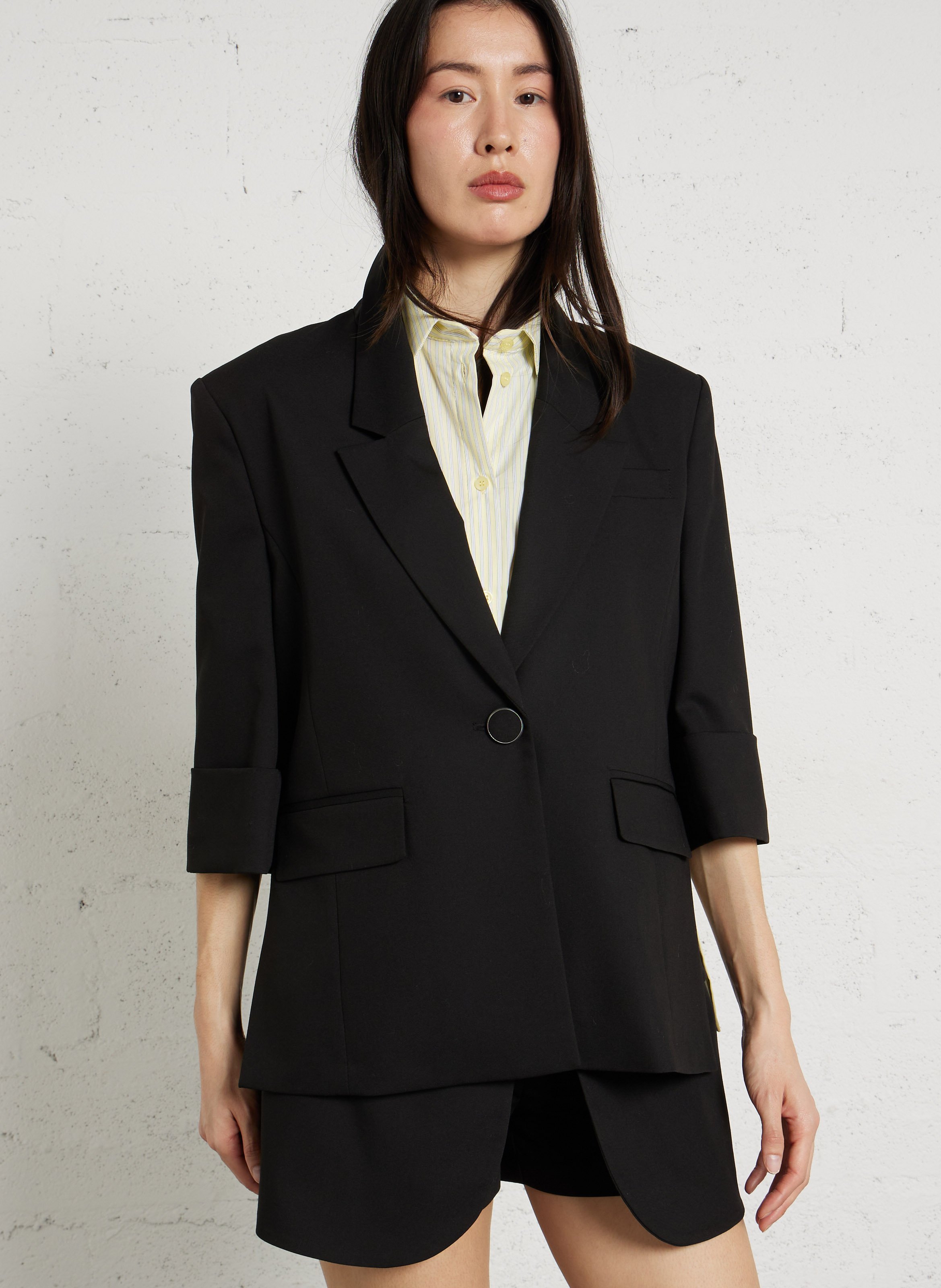 Blazer droit col tailleur  IMPERIAL Noir