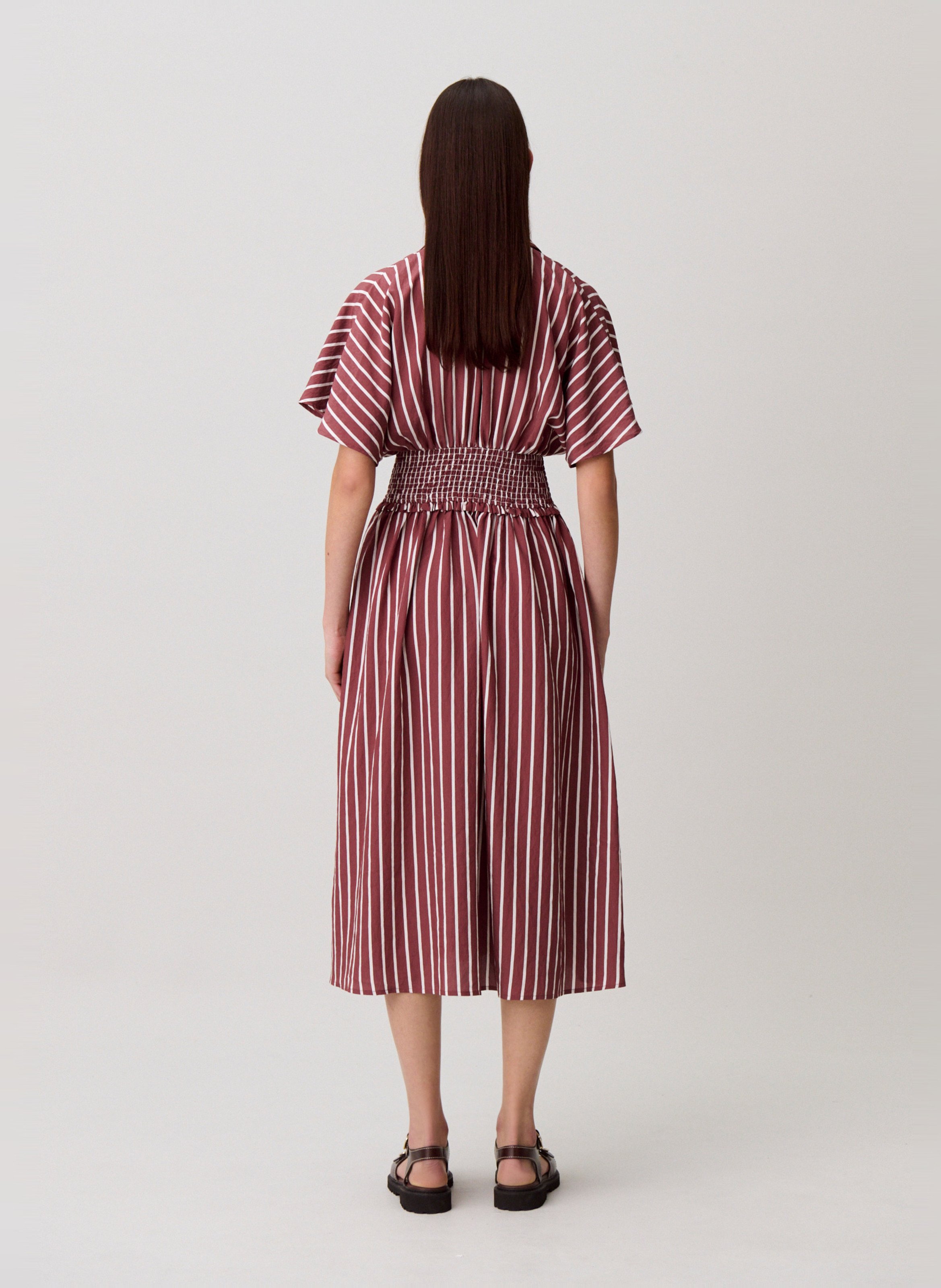 Striped fitted midi dress CLAUDIE PIERLOT Multicolored