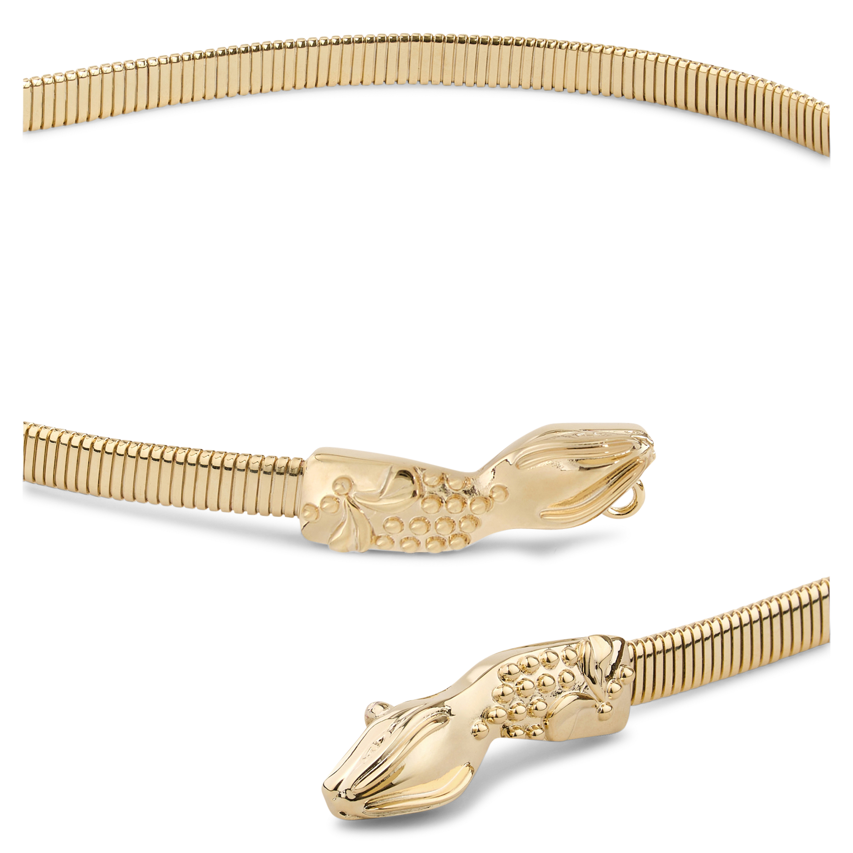 Riem met koperen slangen BA&SH Goudkleurig