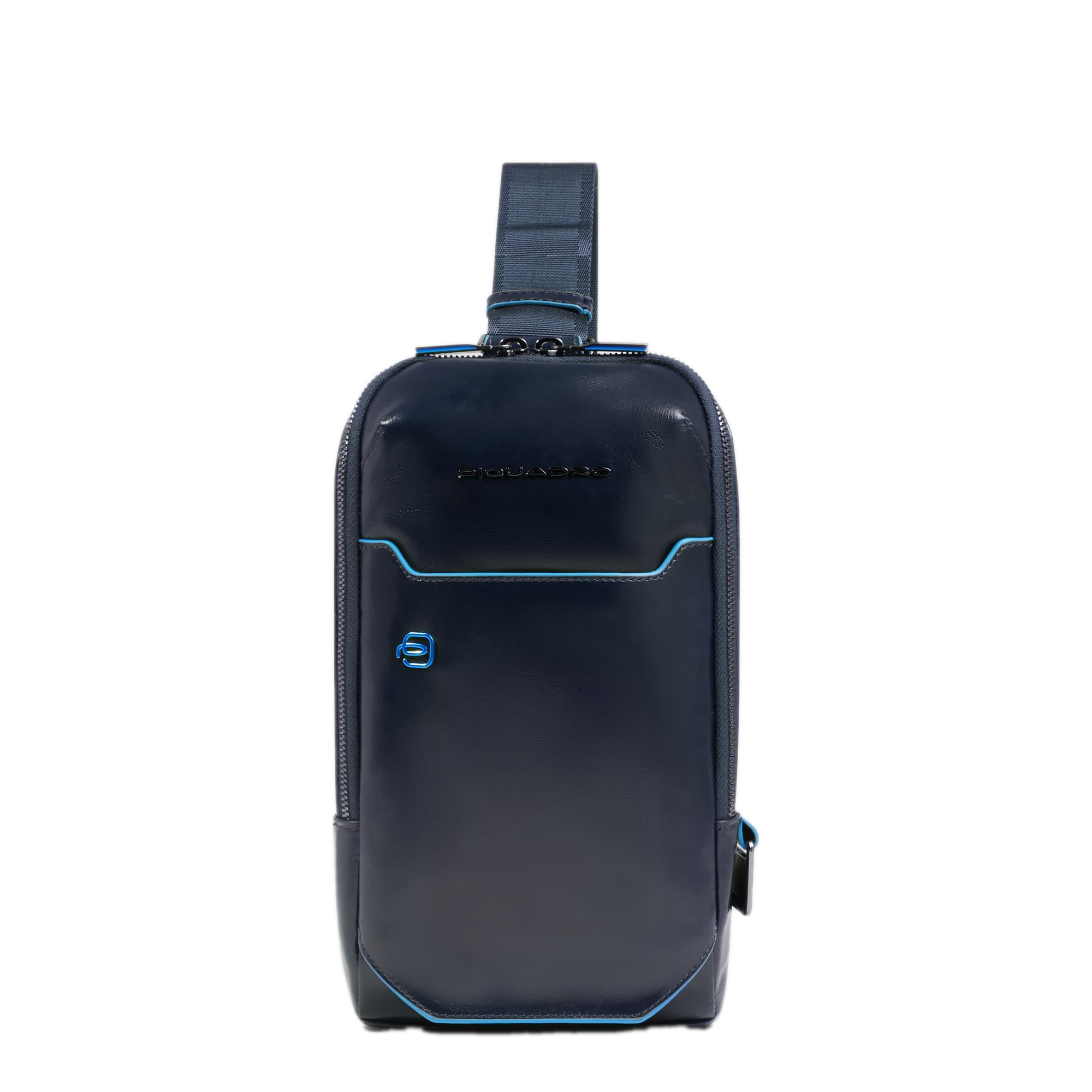 Customizable leather chest bag for iPad® mini PIQUADRO