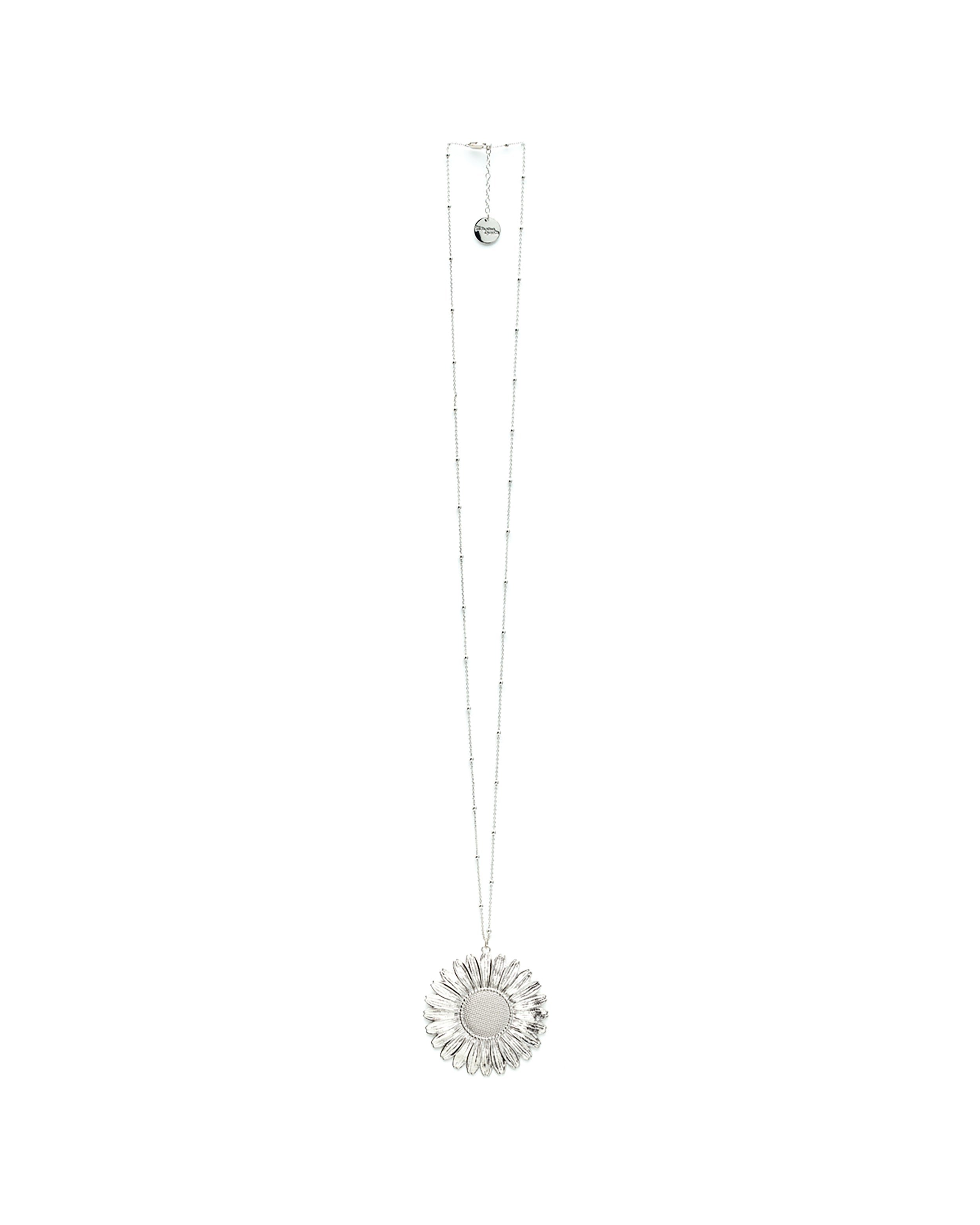 Gold-plated flower pendant MONSIEUR SIMONE Silver