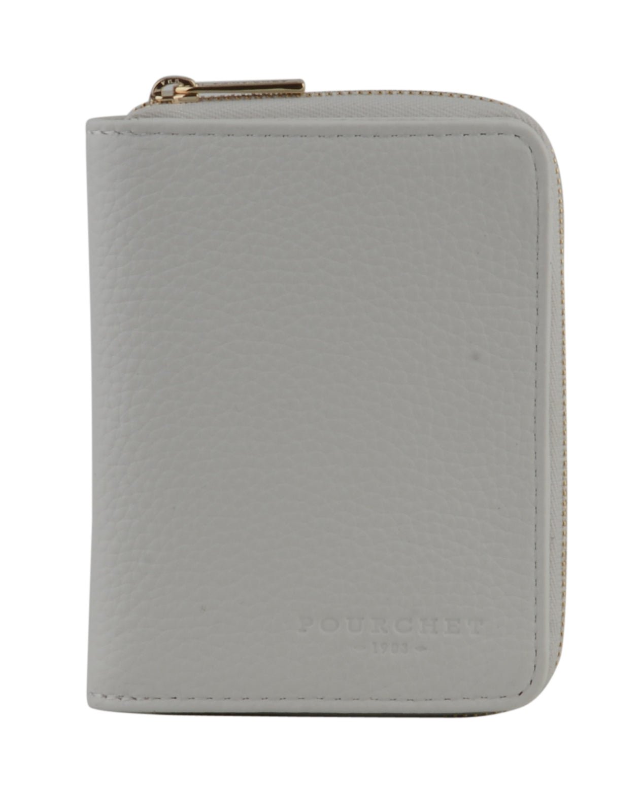 Portefeuille en cuir de vachette POURCHET