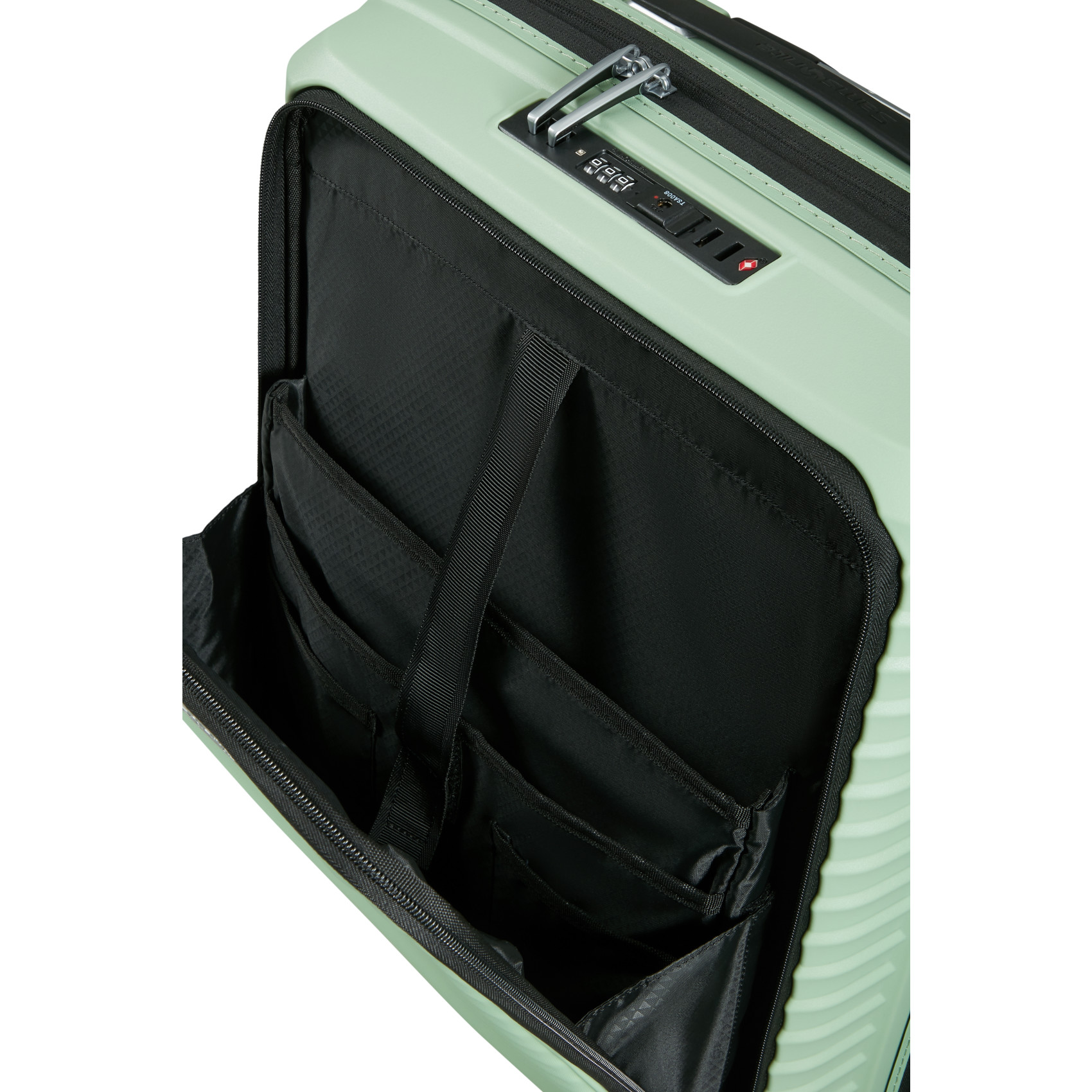 Upscape 4-wheel carry-on suitcase SAMSONITE Green