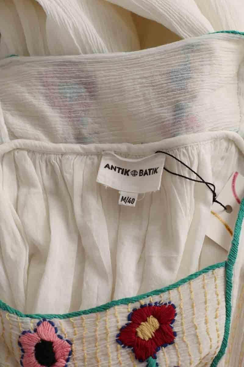 Robe ANTIK BATIK - Seconde Main Blanc