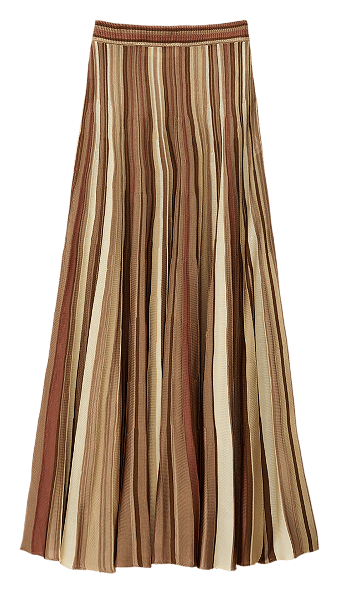 Jupe longue plissée BA&SH Multicolore