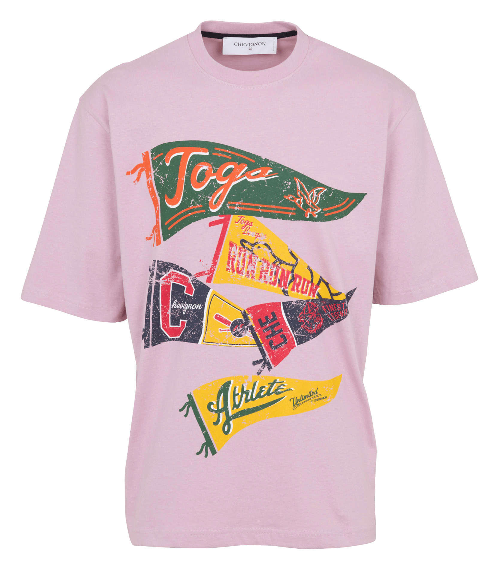 Oversized printed cotton t-shirt CHEVIGNON