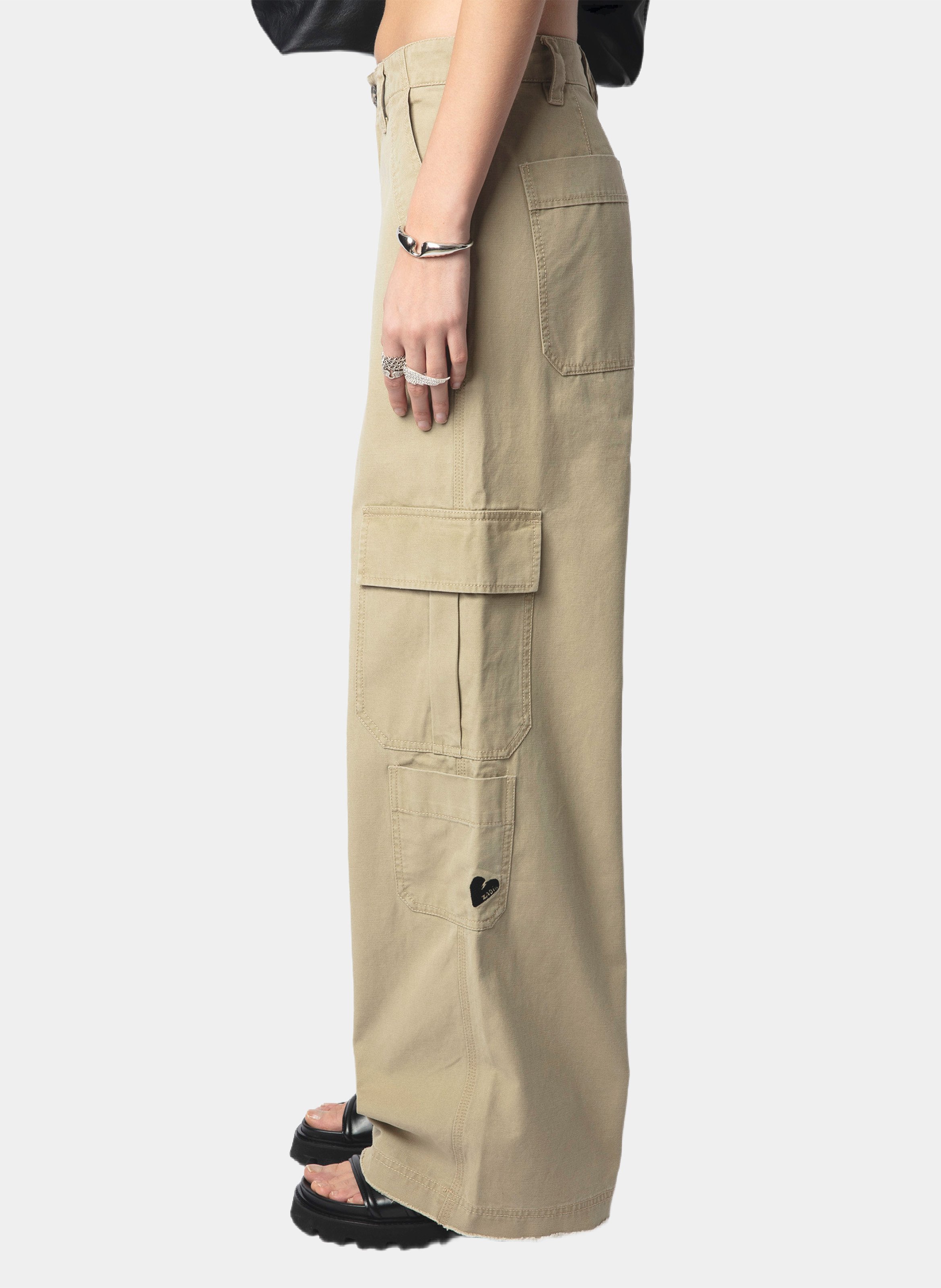 Pantalon cargo en coton  ZADIG&VOLTAIRE Beige