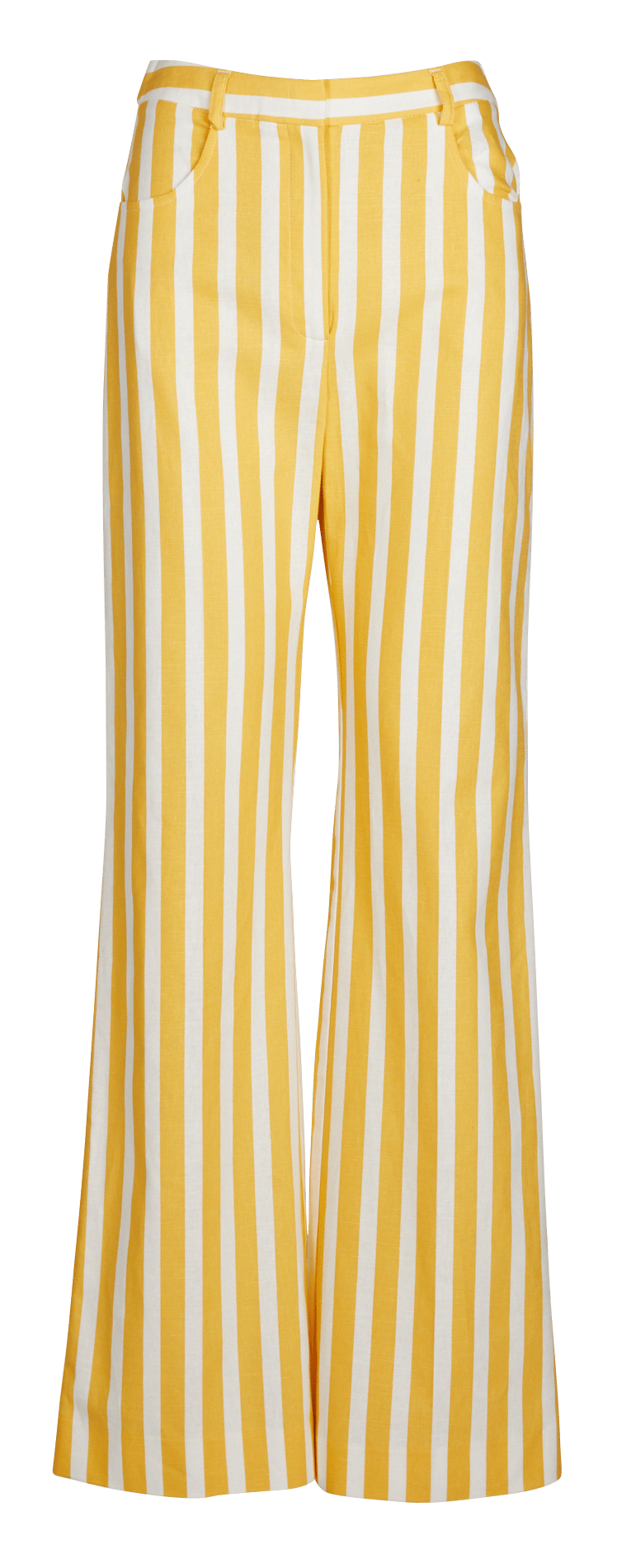 Striped tailored trousers in linen and cotton TARA JARMON