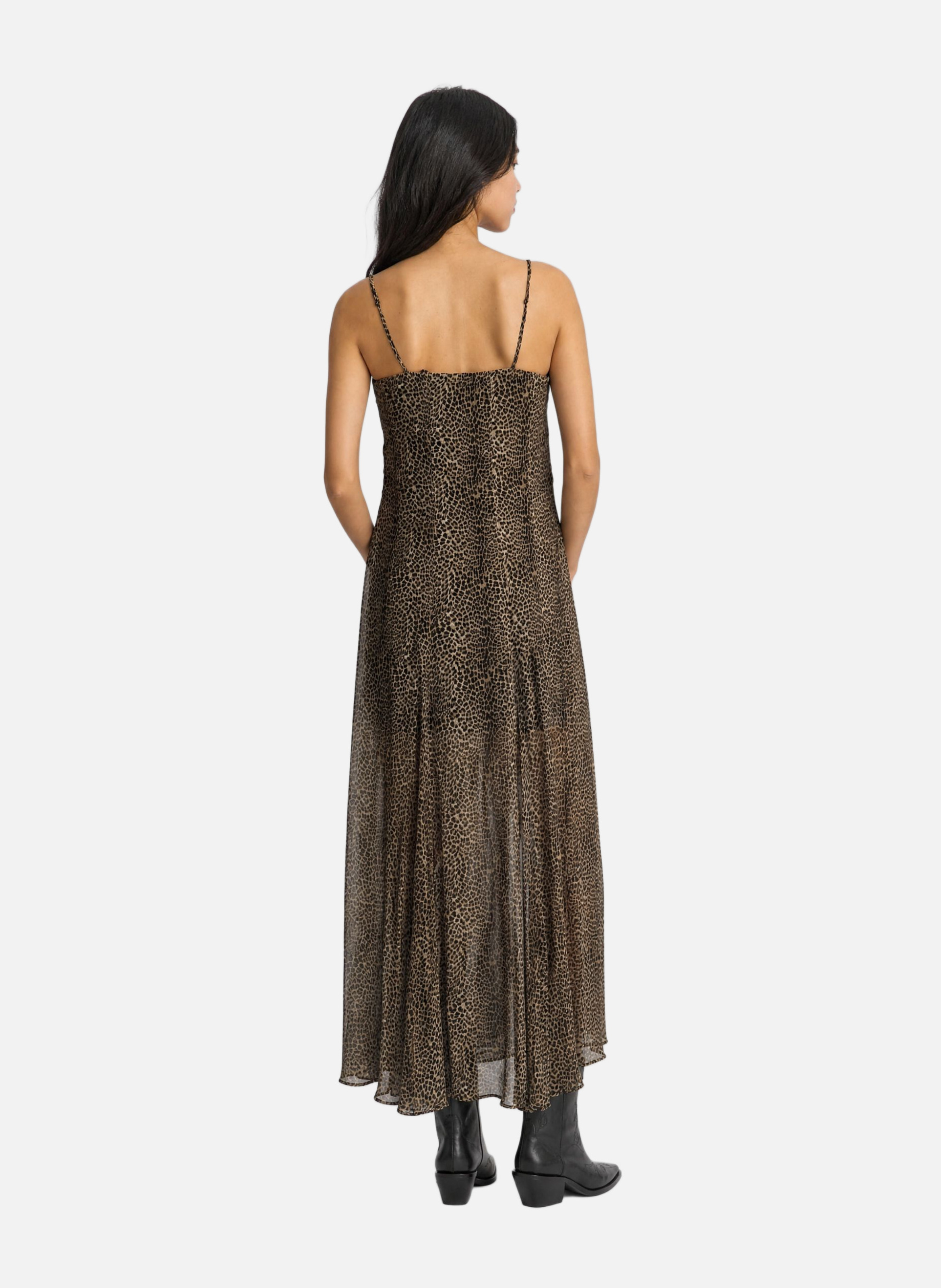 Long leopard-print dress THE KOOPLES Multicolored