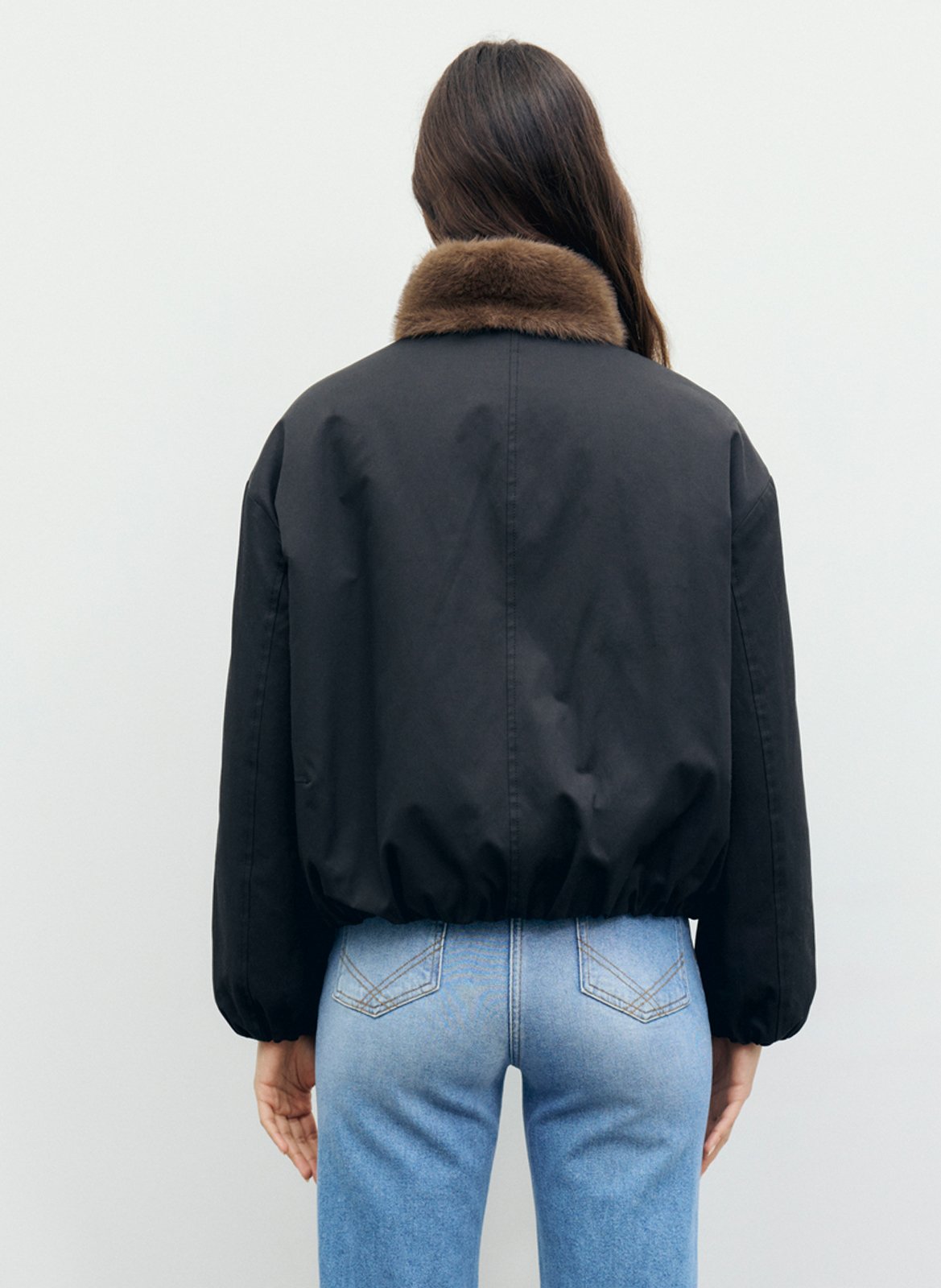 Manteau réversible effet fourrure GERARD DAREL Bruin