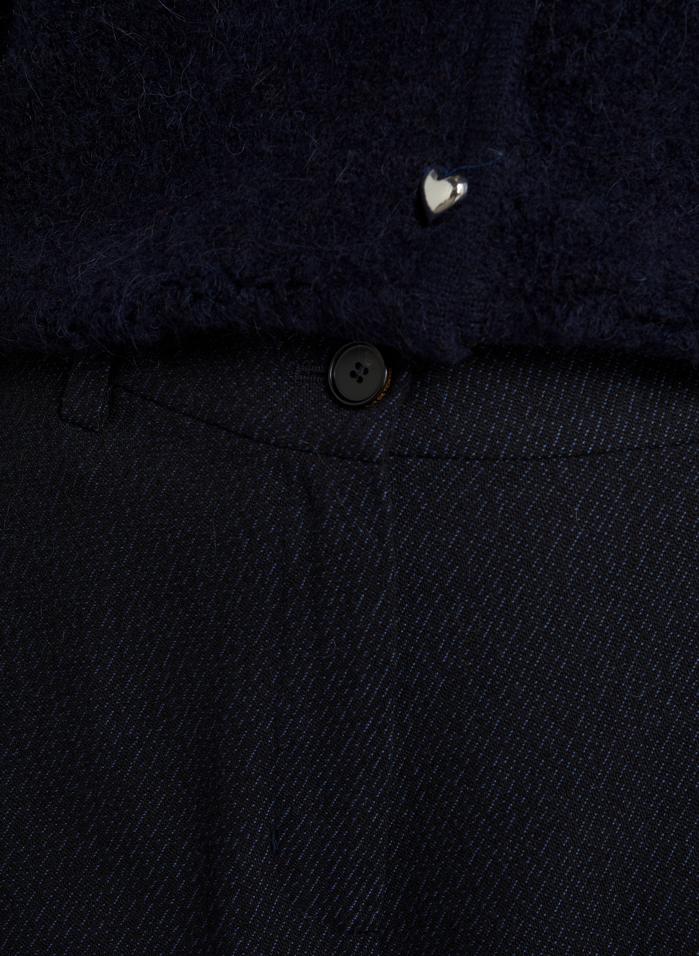 Weite Hose aus Baumwoll-Mix RUE DE TOKYO Blau