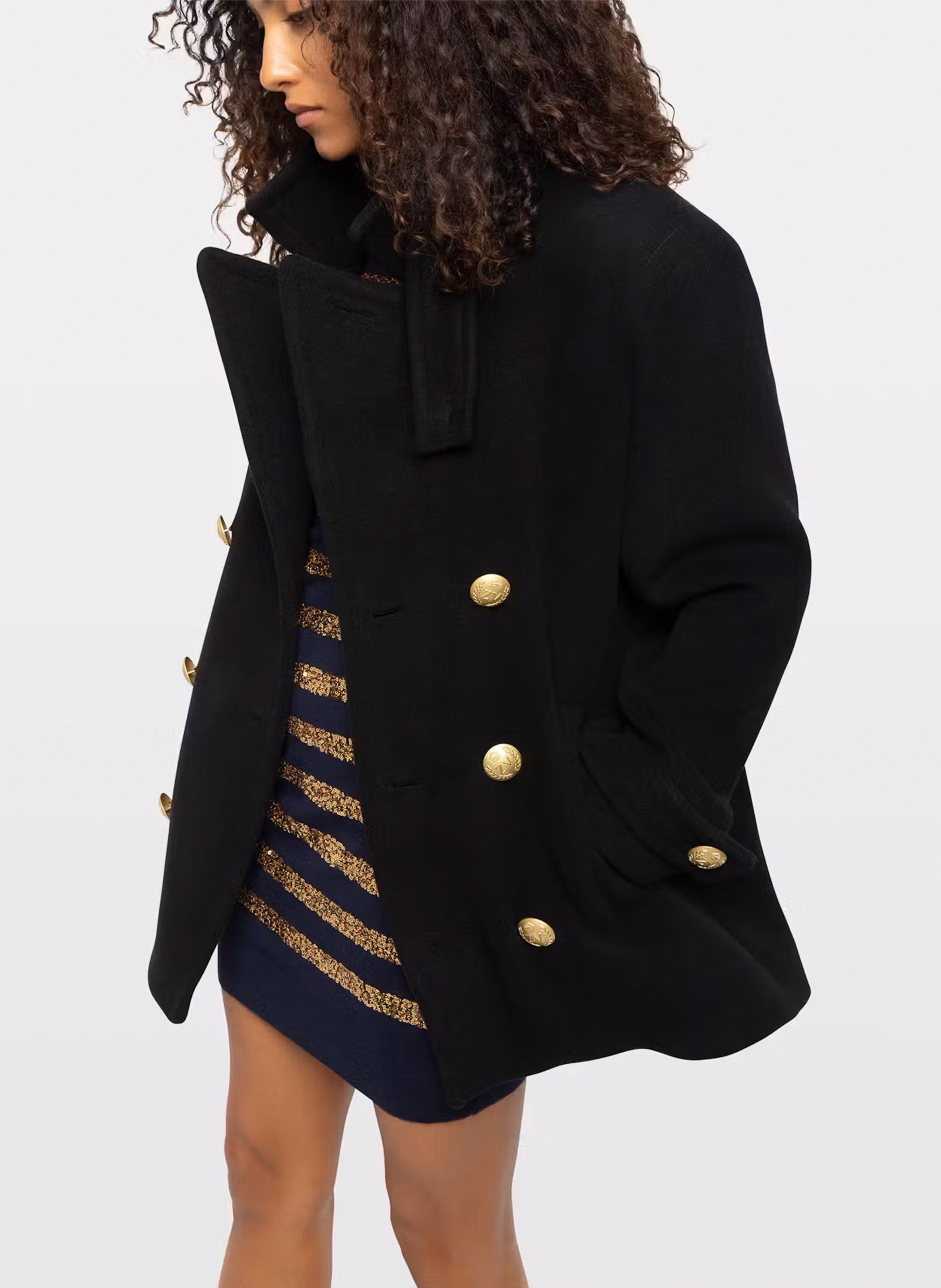 Rechte jas met knoopsluiting ZADIG&VOLTAIRE Zwart
