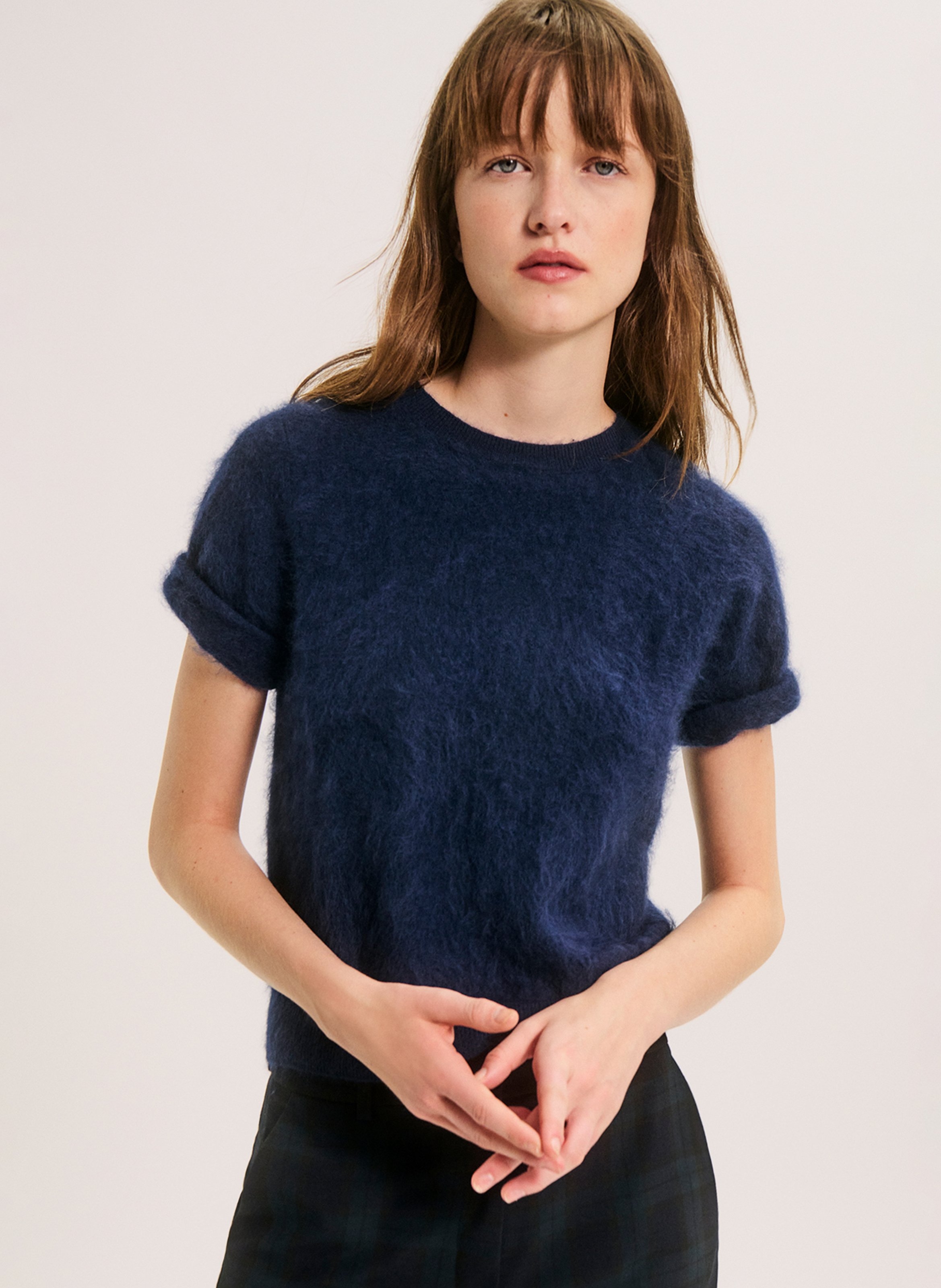 Gerade geschnittener Wollpullover PABLO