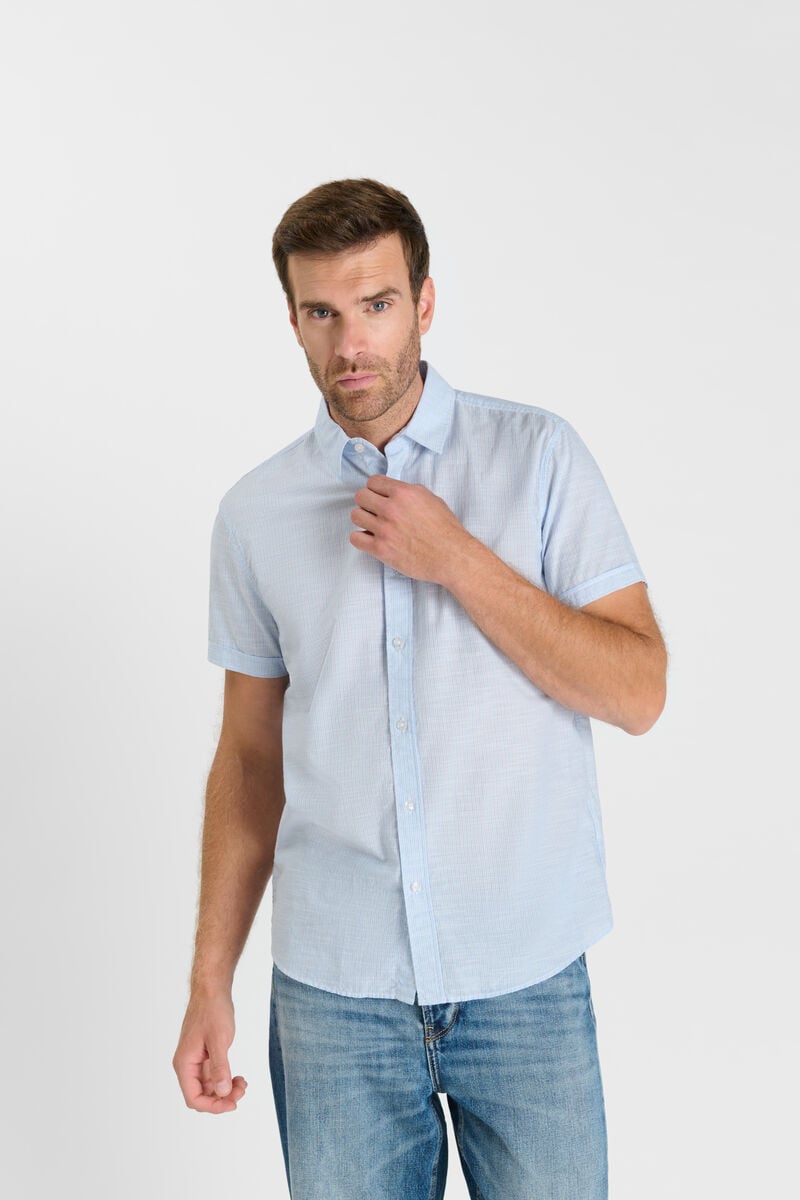 Buttoned shirt LE TEMPS DES CERISES Blue