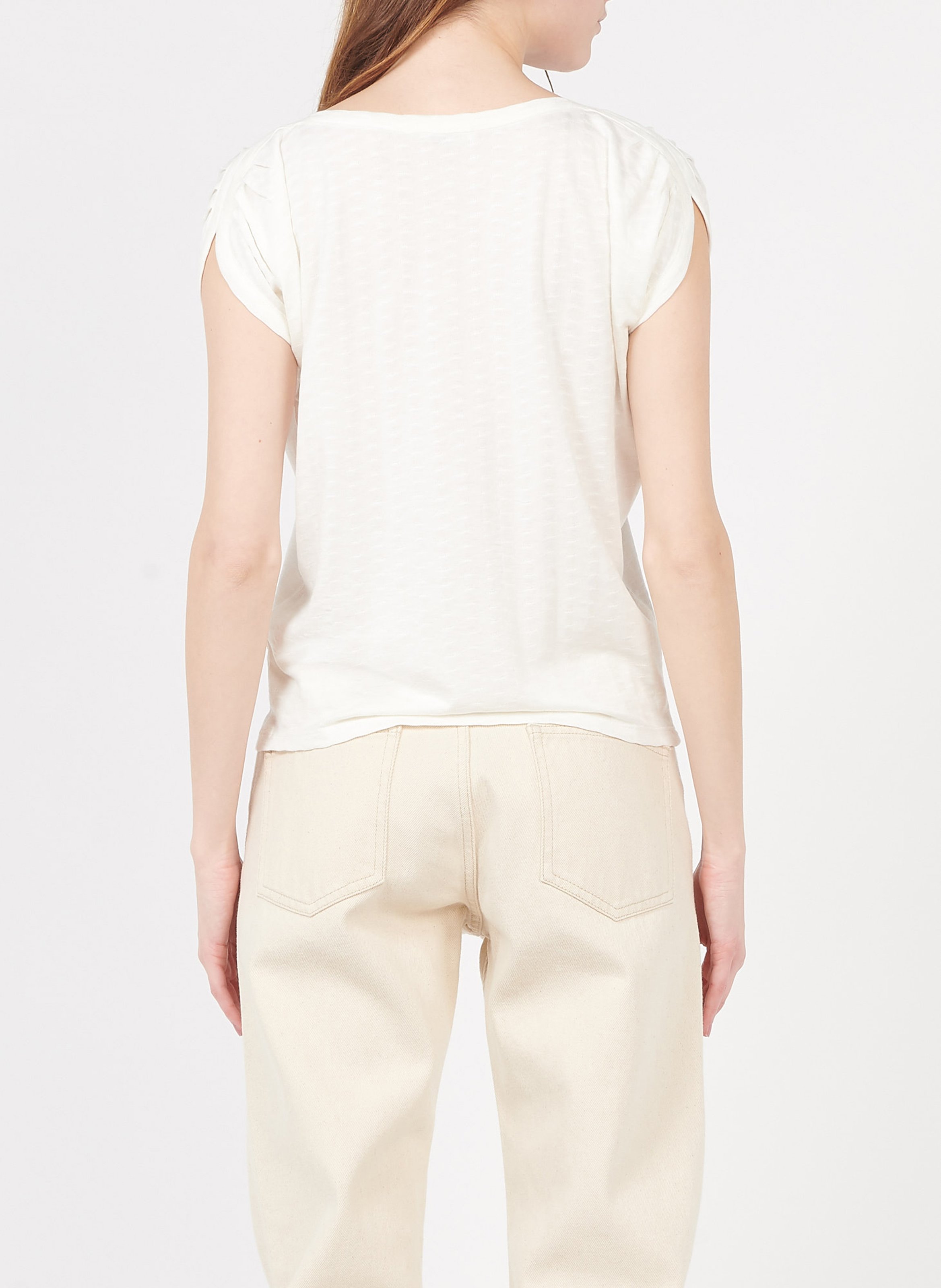 Top col bateau ample SESSUN Beige