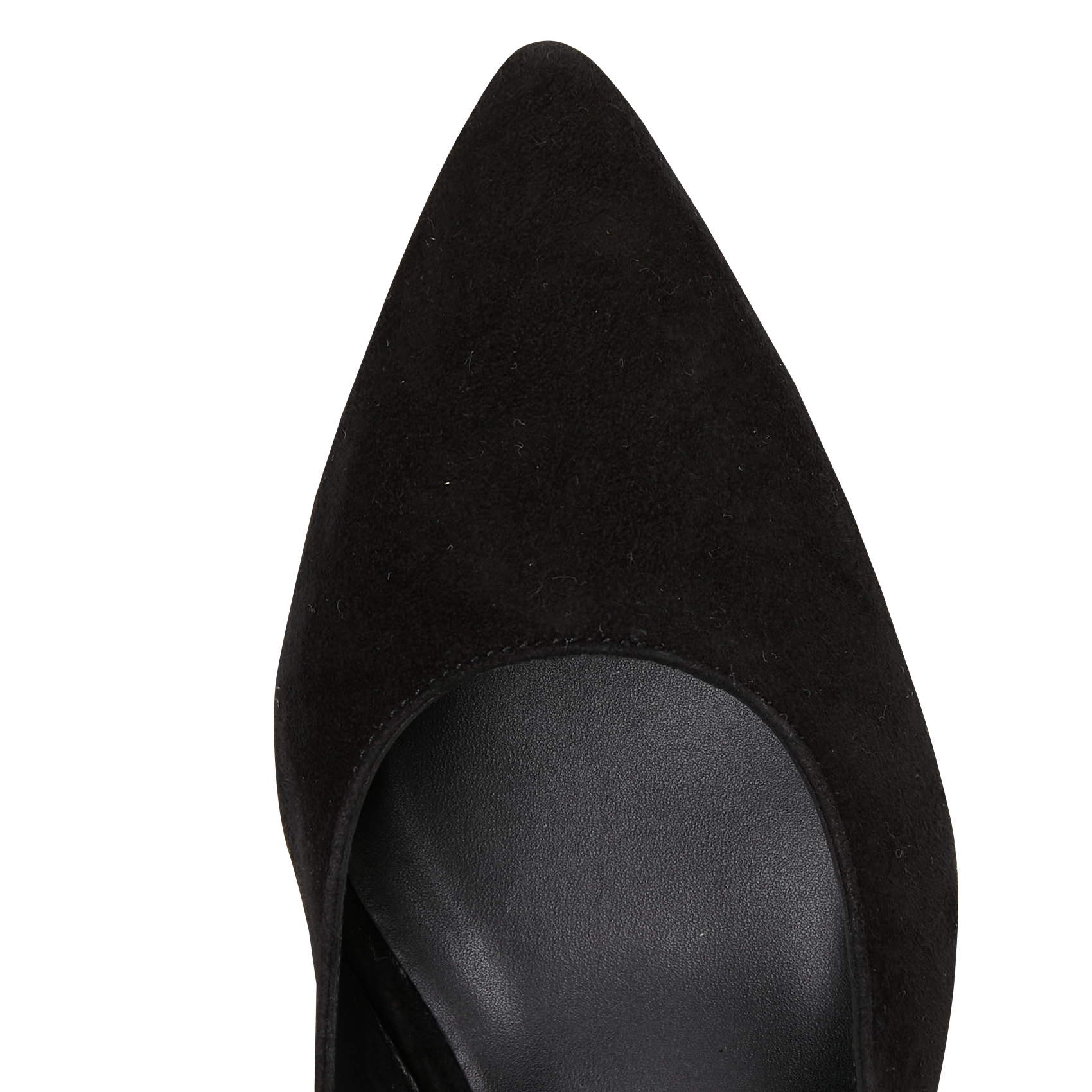 Escaprins en cuir velours RIVECOUR Noir