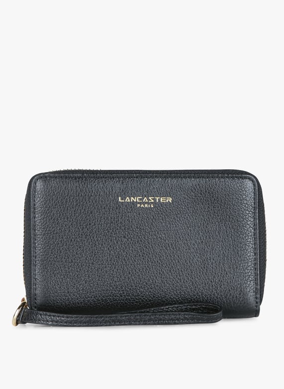 Portefeuille En Cuir Dune Noir Lancaster Paris Femme 129 17 NOIR NOIR Place des Tendances