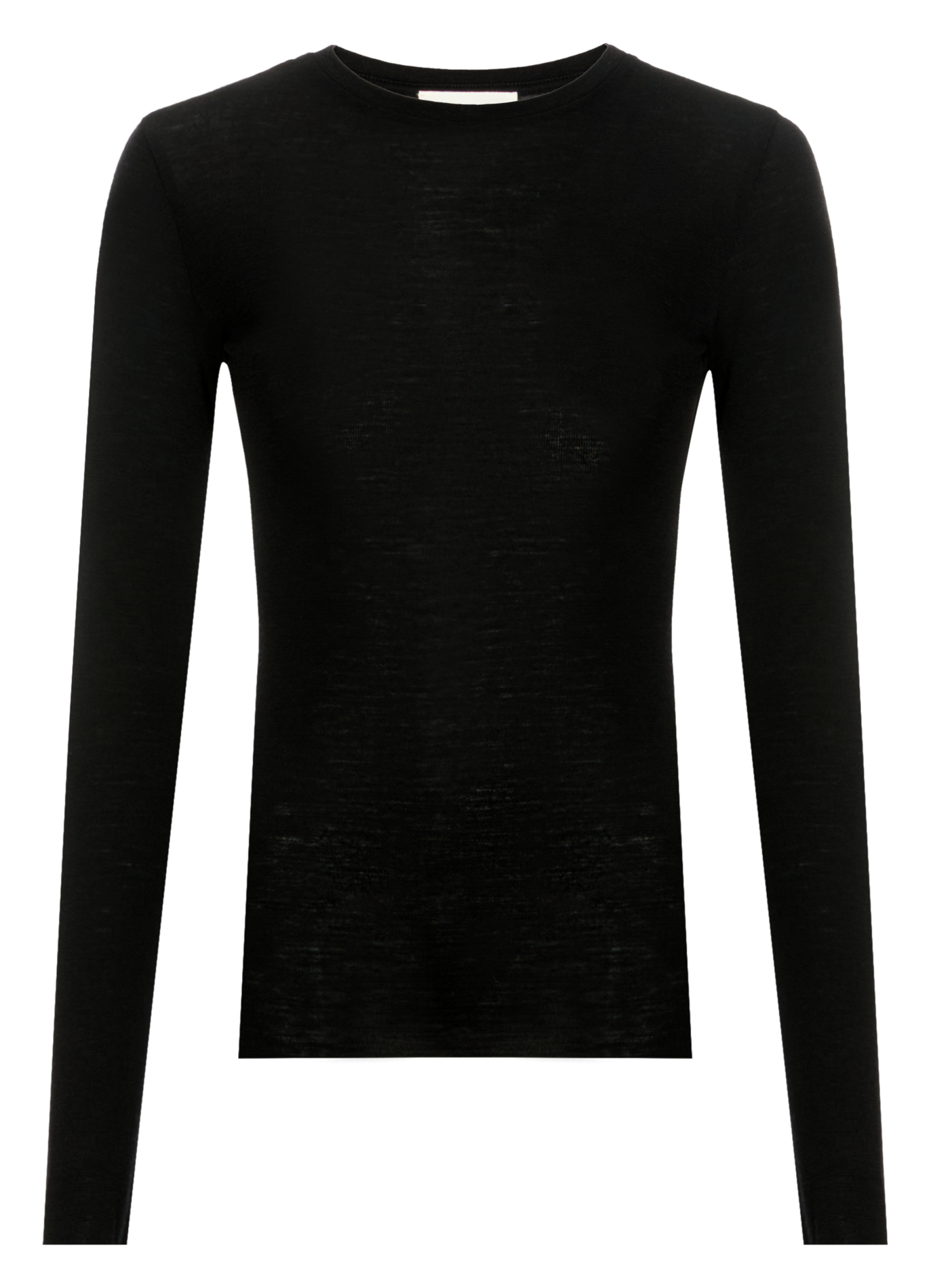 Pull col rond en laine SAISON 1865 Noir