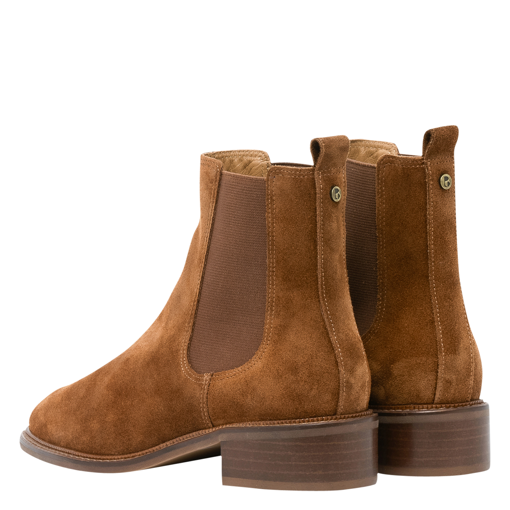 Suède enkellaarzen BOCAGE Brown