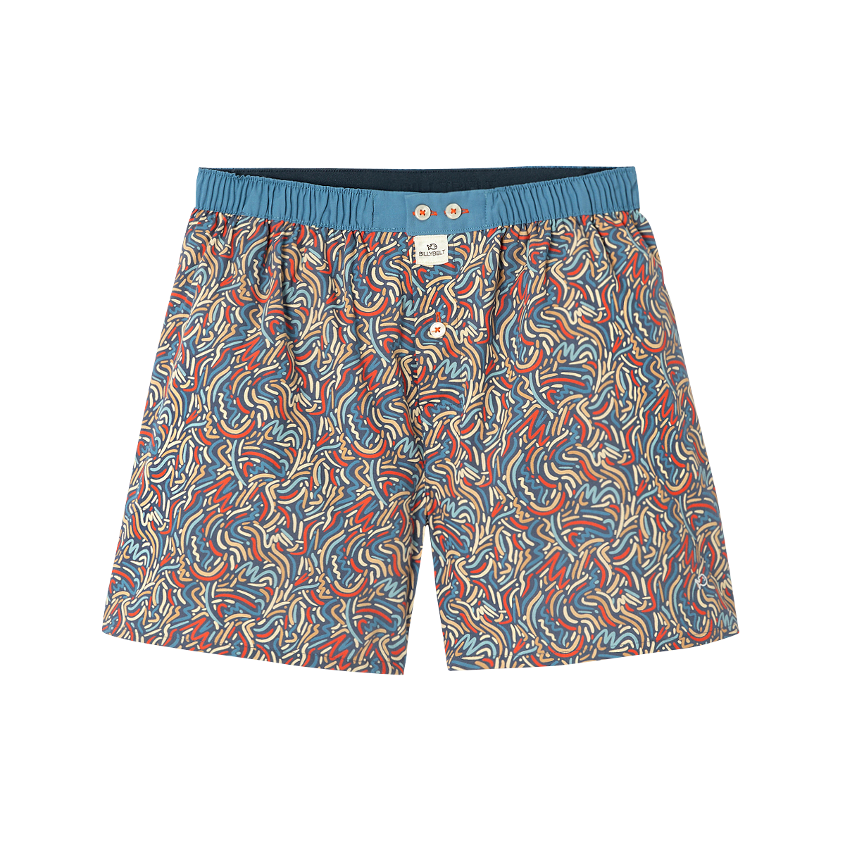 Organic cotton boxer shorts BILLYBELT Blue