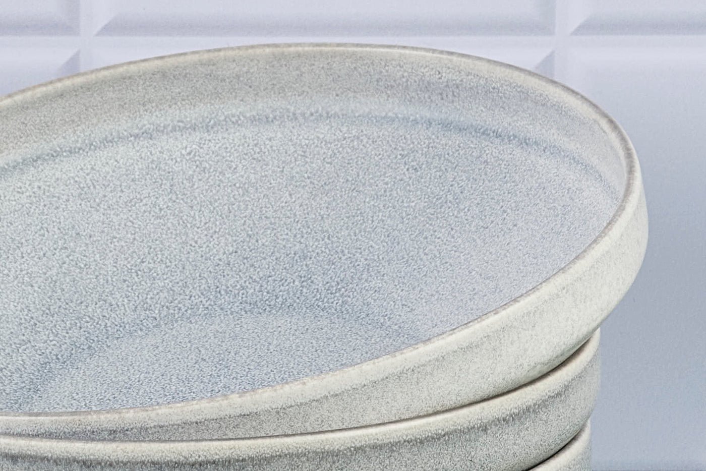 Moon gray ø20cm deep plate - 6 pieces Grey
