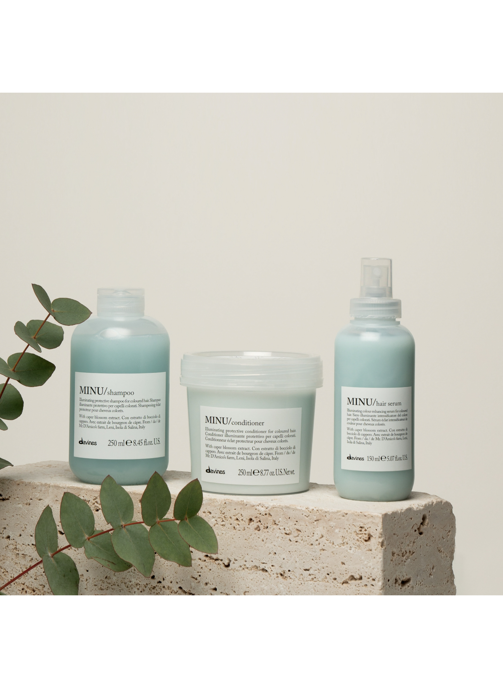 MINU Illuminating Protective Serum for Coloured Hair DAVINES No color