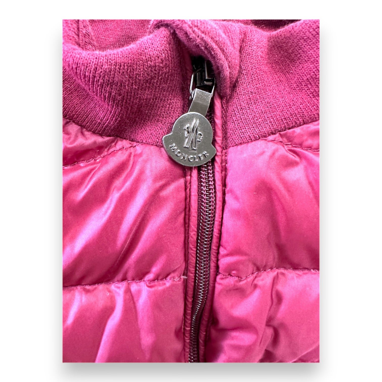 Red baby puffer jacket - 24 months MONCLER - Seconde Main Red