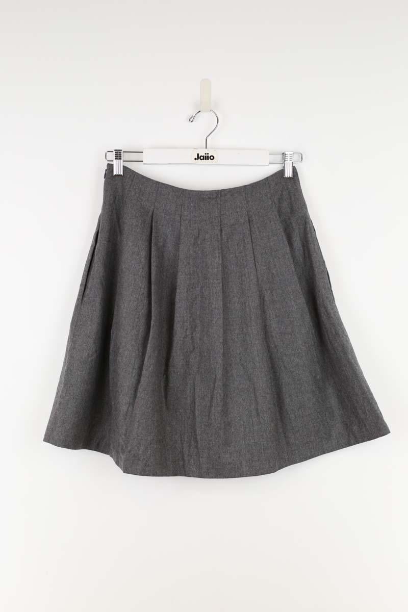 Wool skirt MAISON KITSUNÉ - Seconde main Grey
