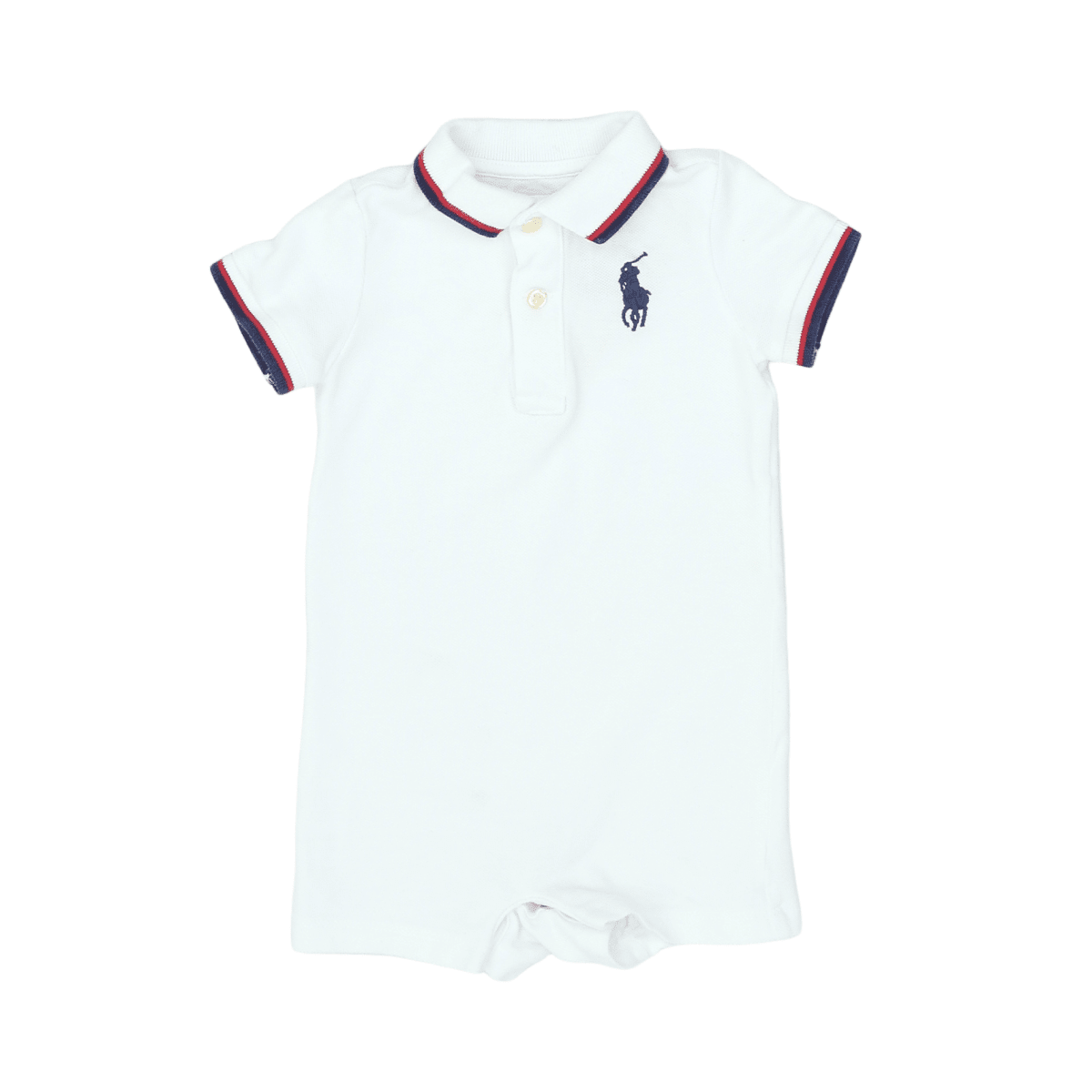 White baby romper - 6 months POLO RALPH LAUREN - Seconde Main White