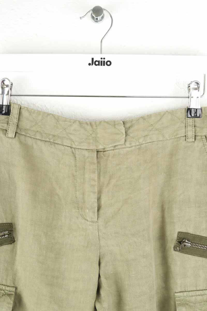 Linen pants JOSEPH - Seconde Main Khaki