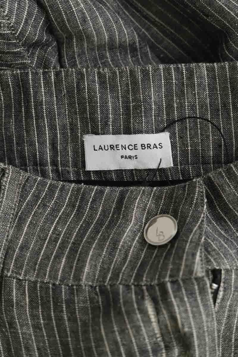 Wide cotton trousers  LAURENCE BRAS - Seconde Main Grey