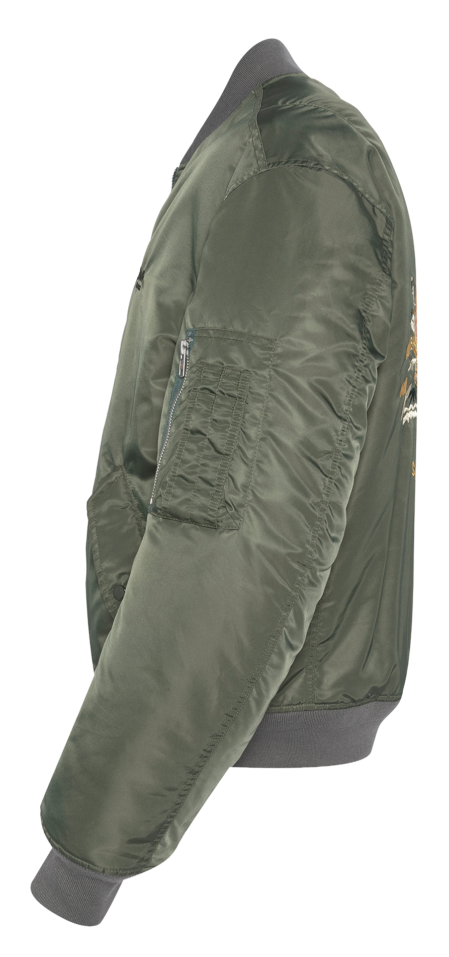 Blouson oversize col teddy SCHOTT Vert