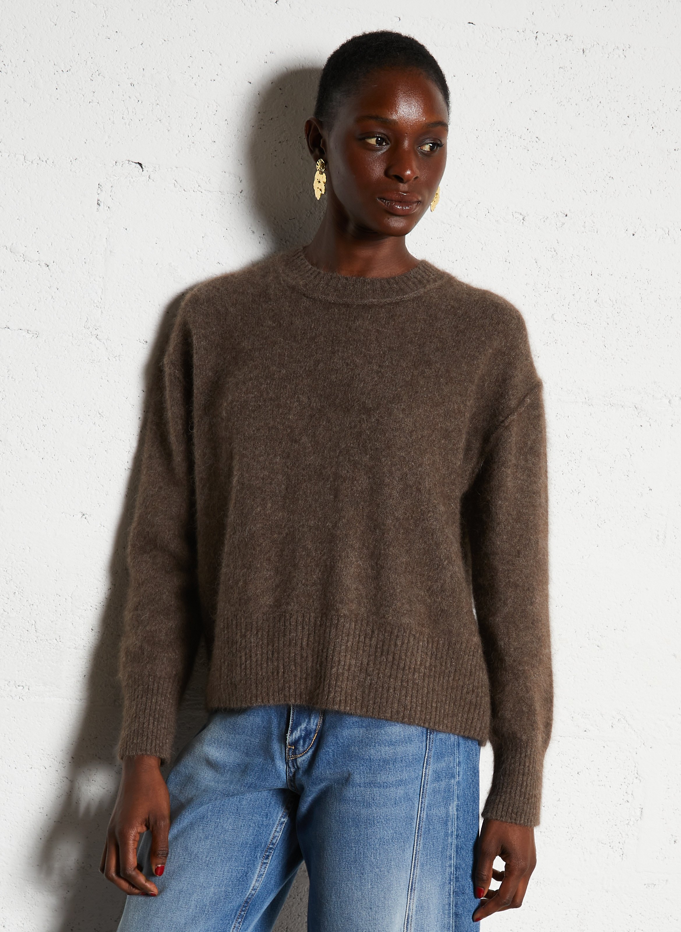Abidjan wool round-neck sweater BELLA JONES