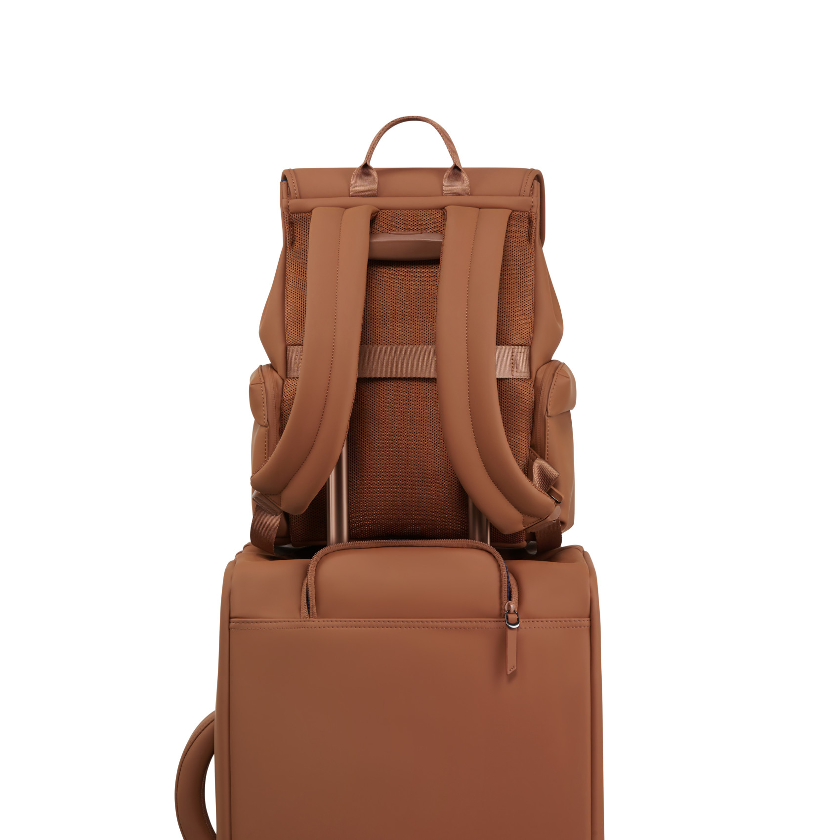 Lost in Berlin small size mini cargo backpack LIPAULT Brown