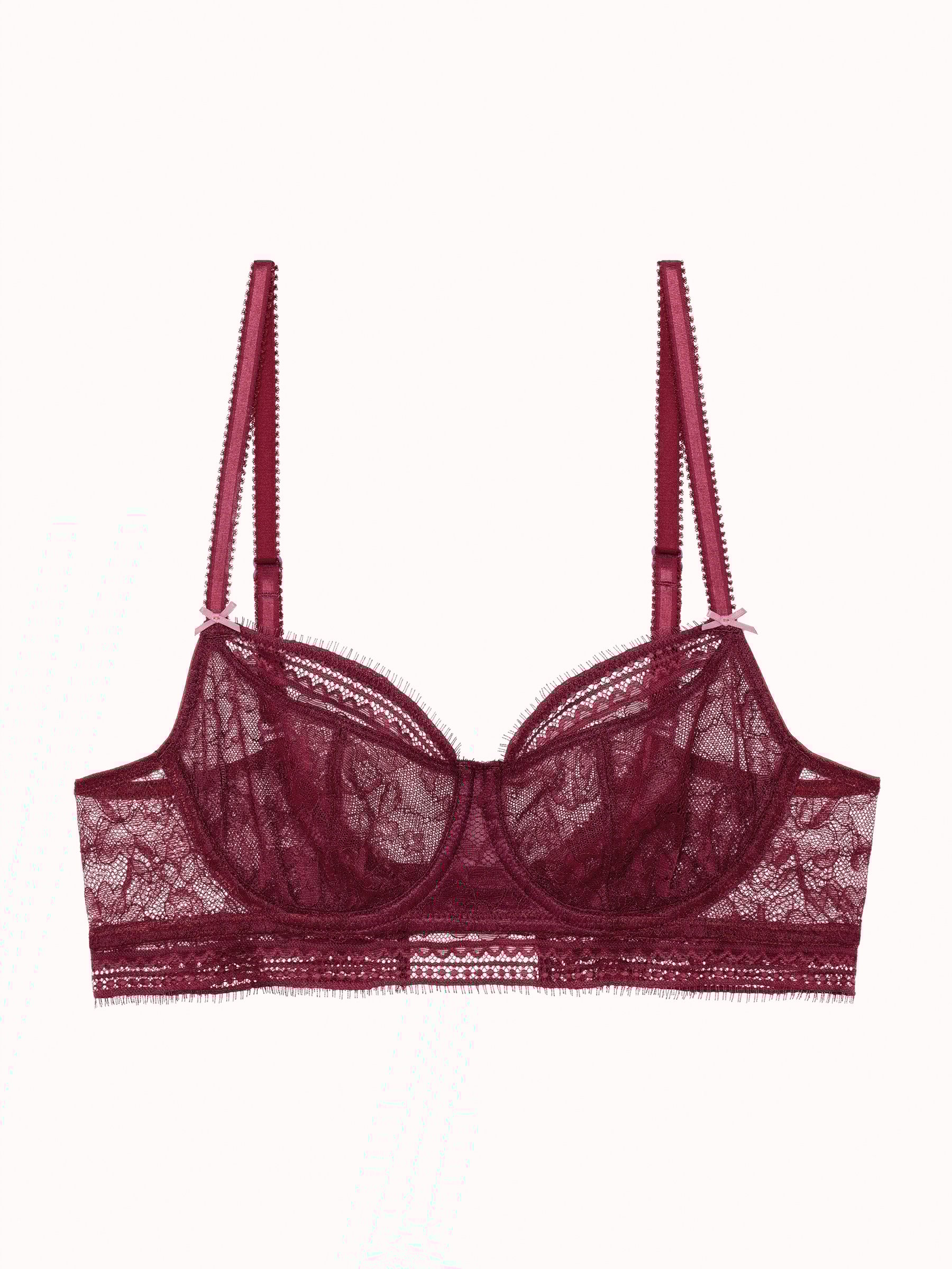 A Fleur De Toi demi-cup bra PASSIONATA Red