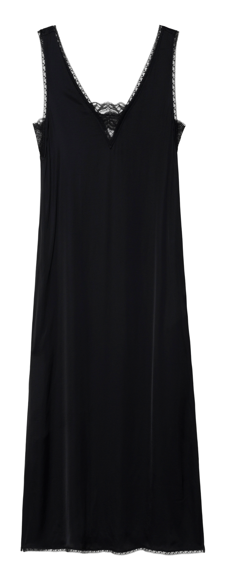 Robe midi fendue à détails dentelle ZADIG&VOLTAIRE