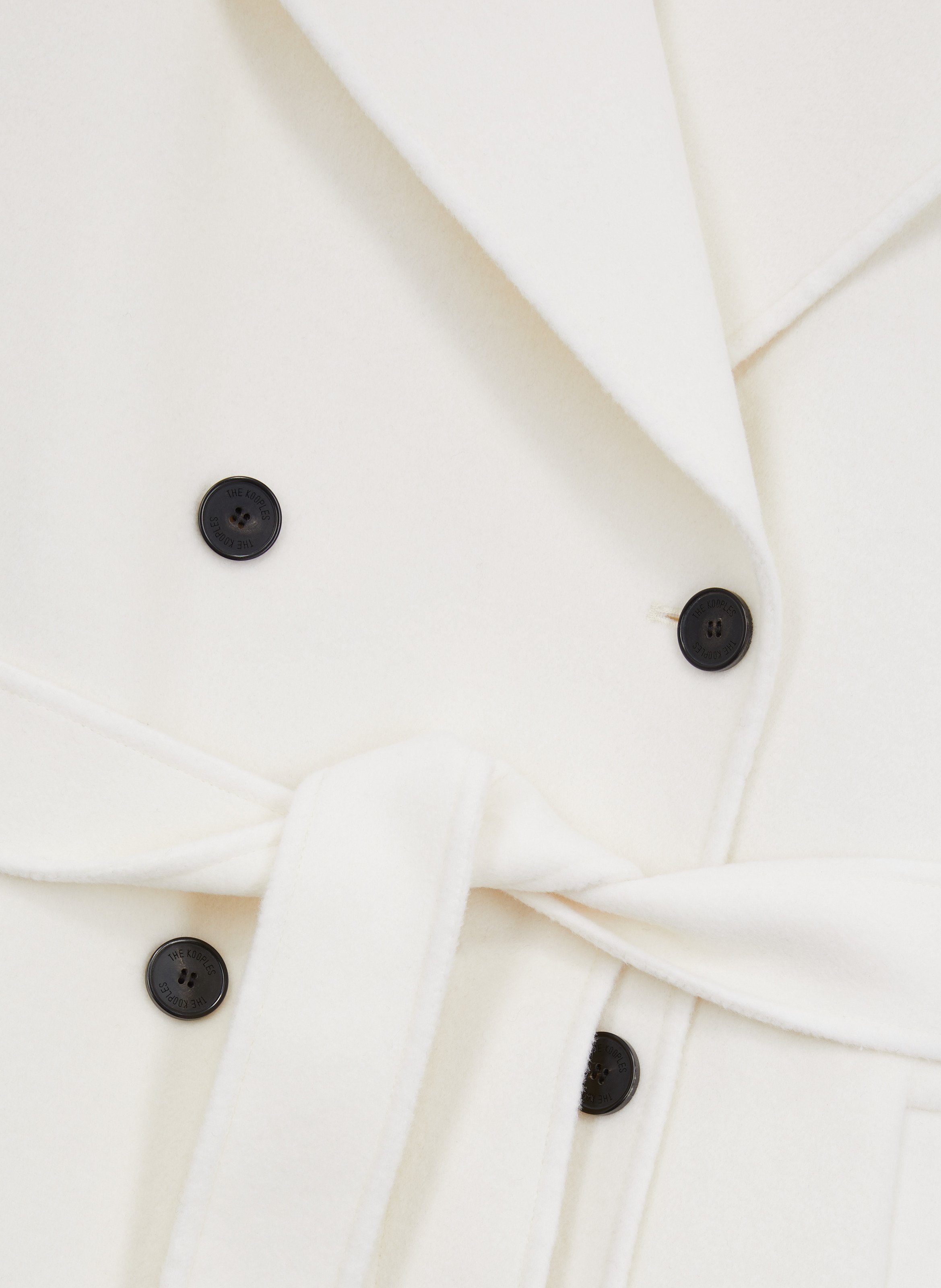 Long coat in wool blend THE KOOPLES Beige