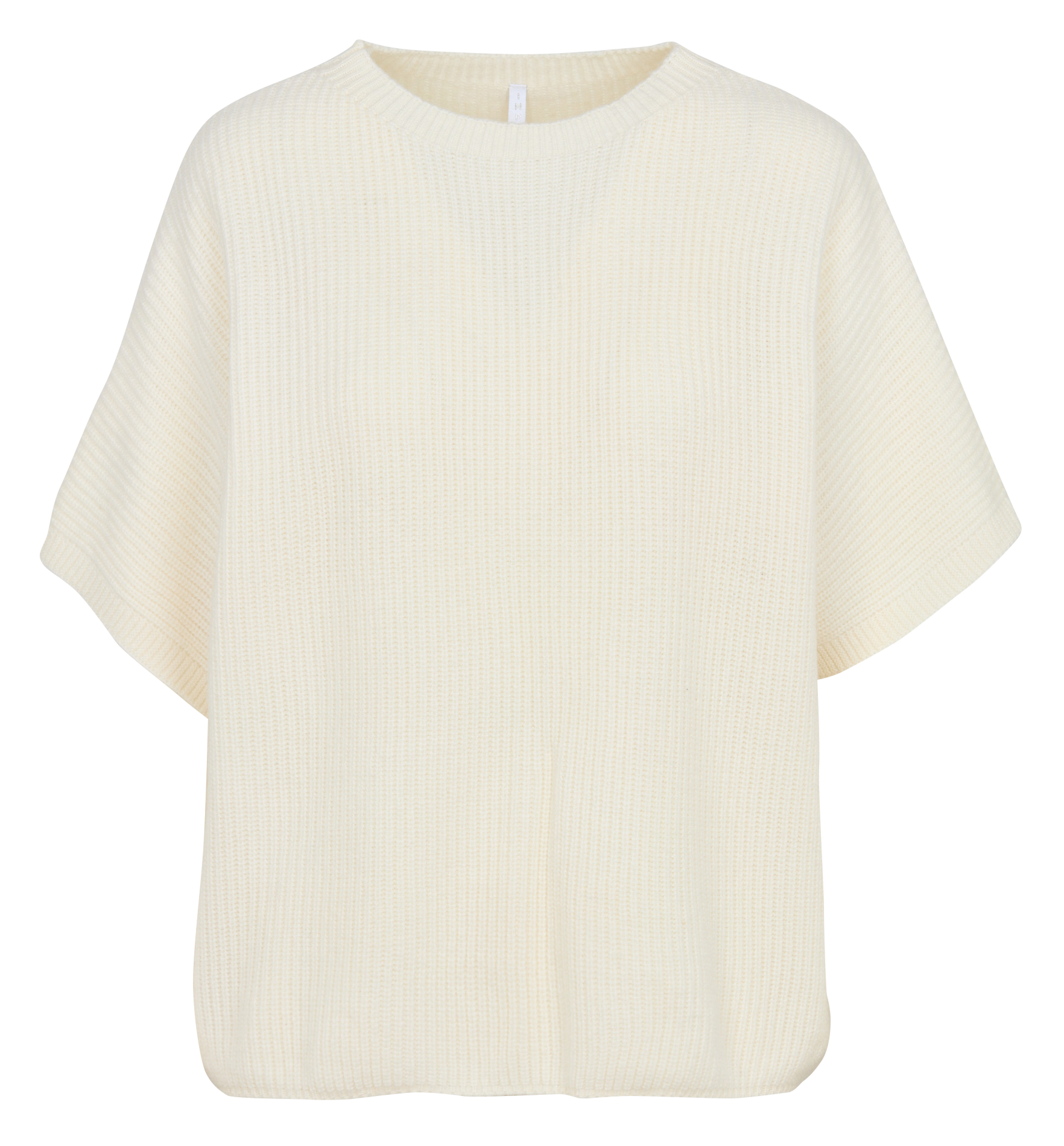 Loose-fit knit-blend sweater with round neck IMPERIAL Beige