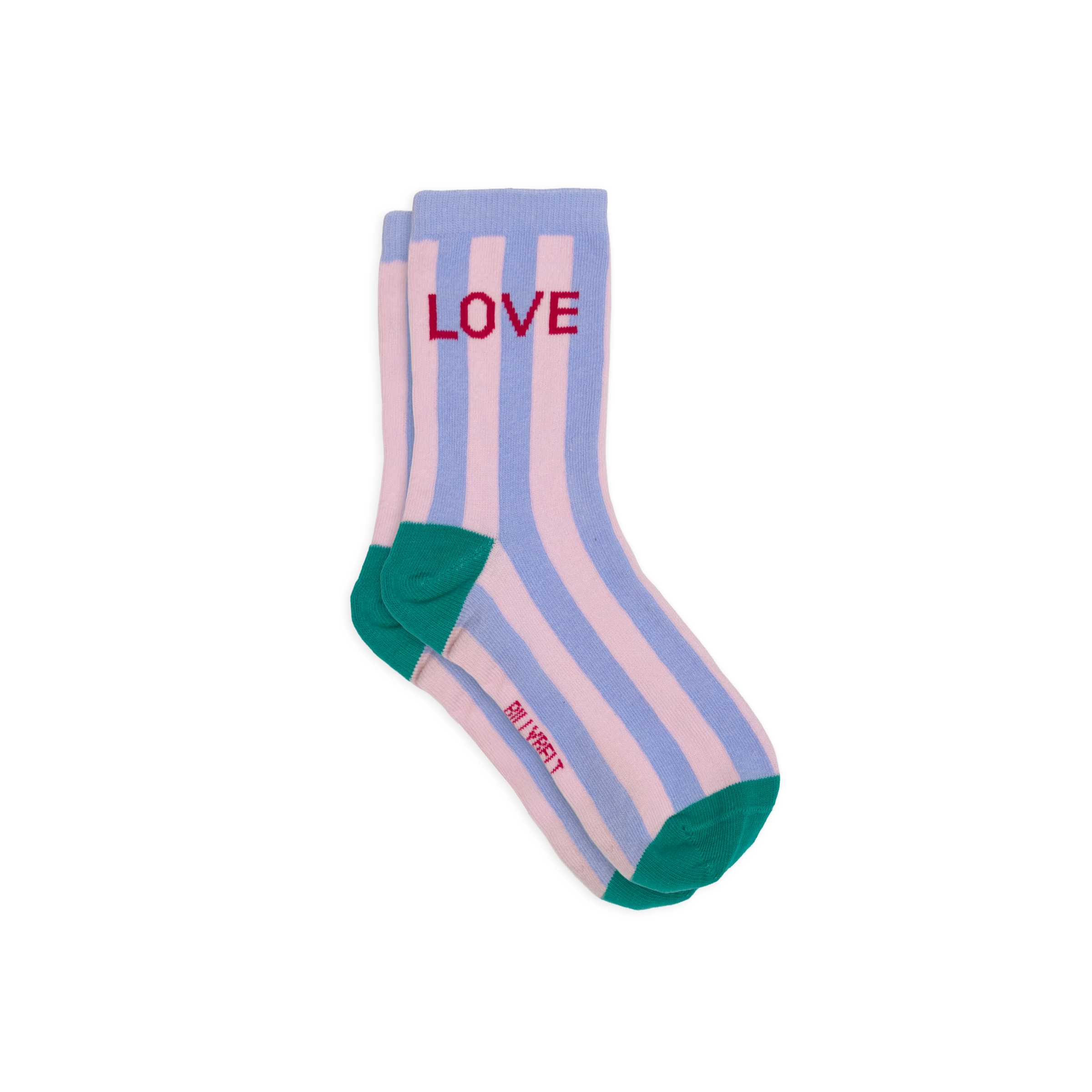 Combed cotton striped socks BILLYBELT Purple